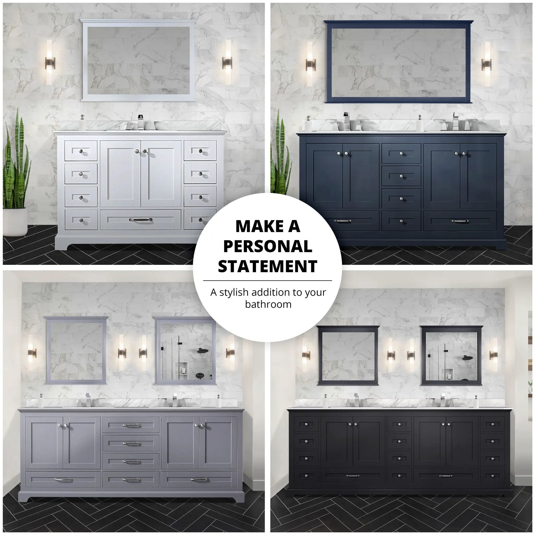 Lexora Dukes 48 in. W x 22 in. D Single Bath Vanity by Lexora