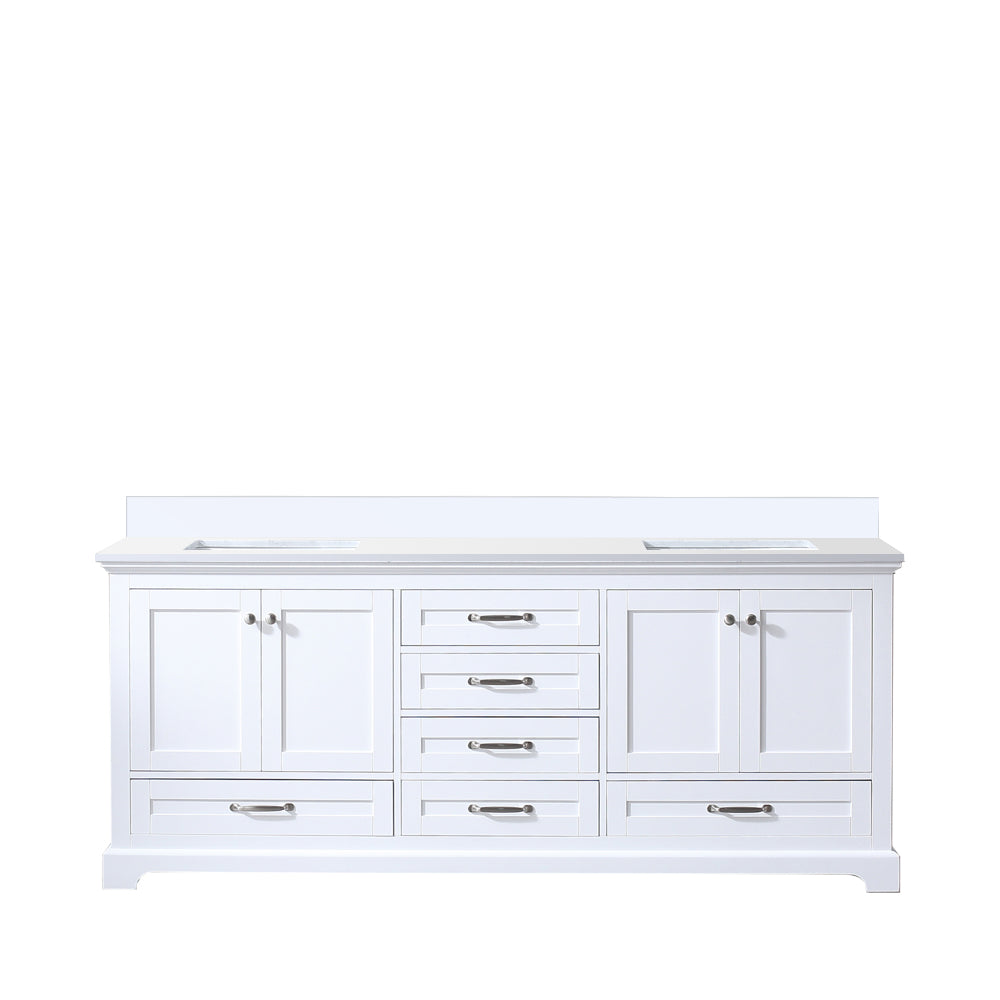 Lexora Dukes 80 in. W x 22 in. D Double Bath Vanity
