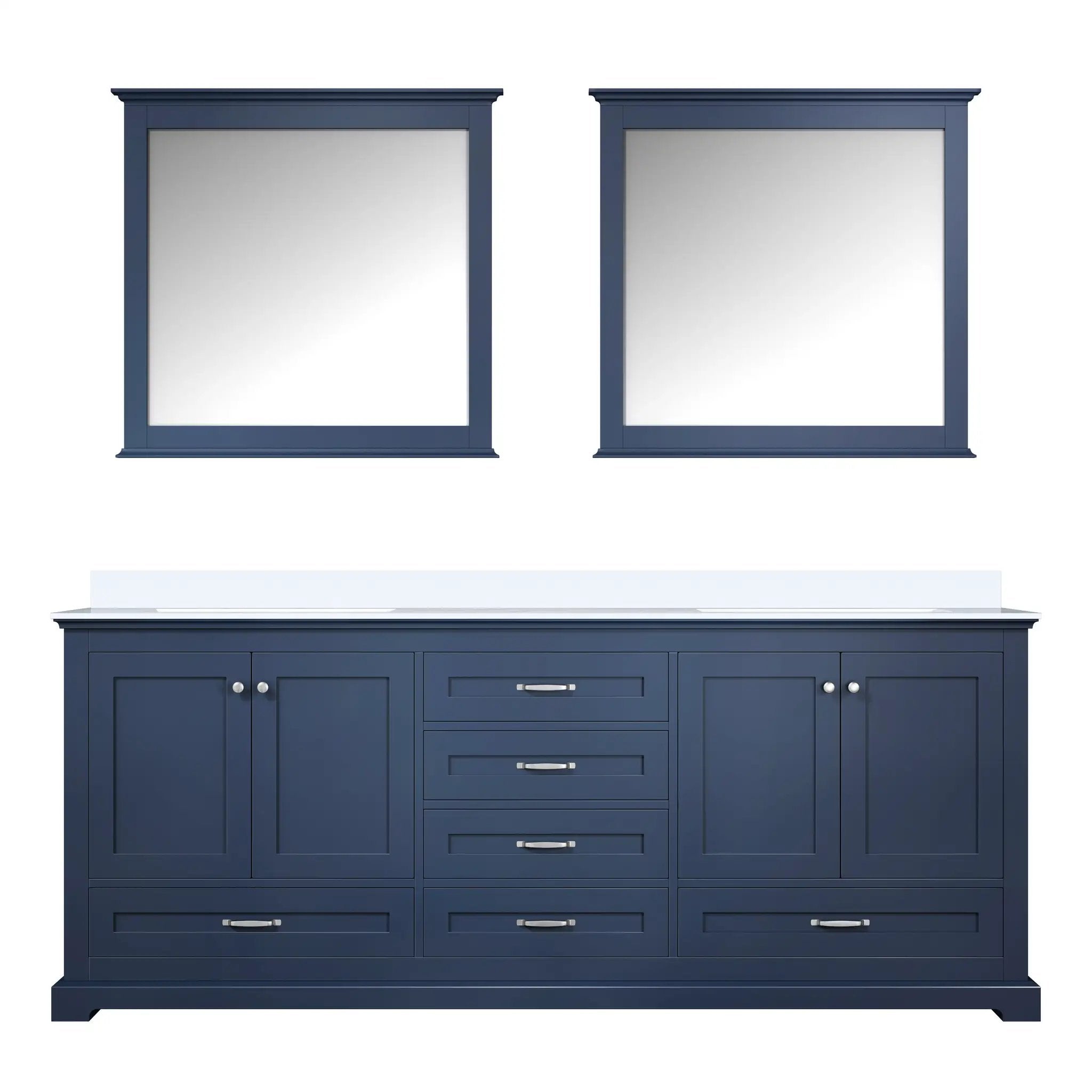 Lexora Dukes 80 in. W x 22 in. D Double Bath Vanity by Lexora