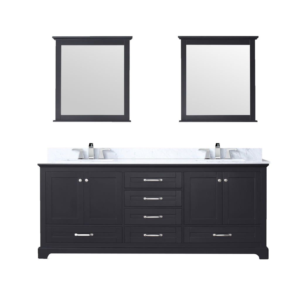 Lexora Dukes 80 in. W x 22 in. D Double Bath Vanity