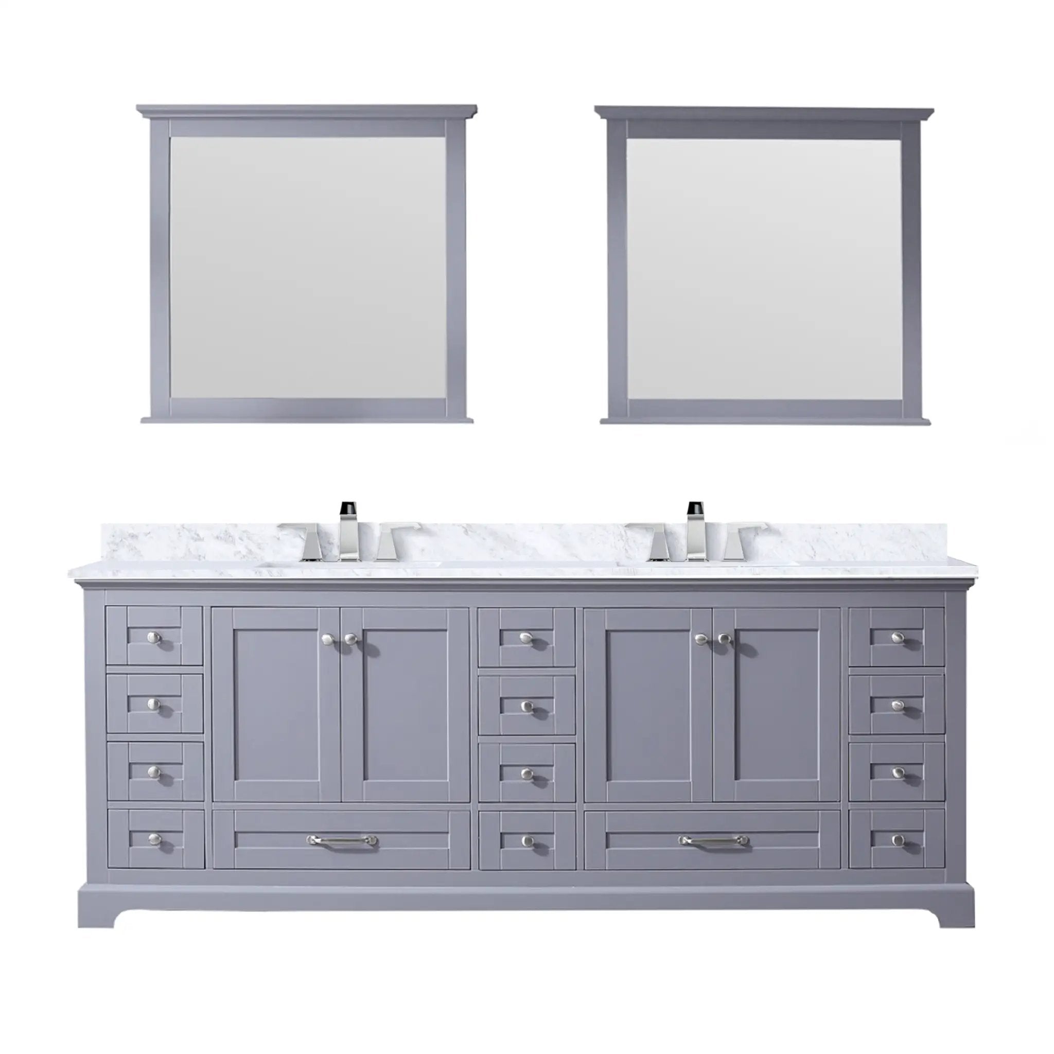 Lexora Dukes 84 in. W x 22 in. D Double Bath Vanity by Lexora