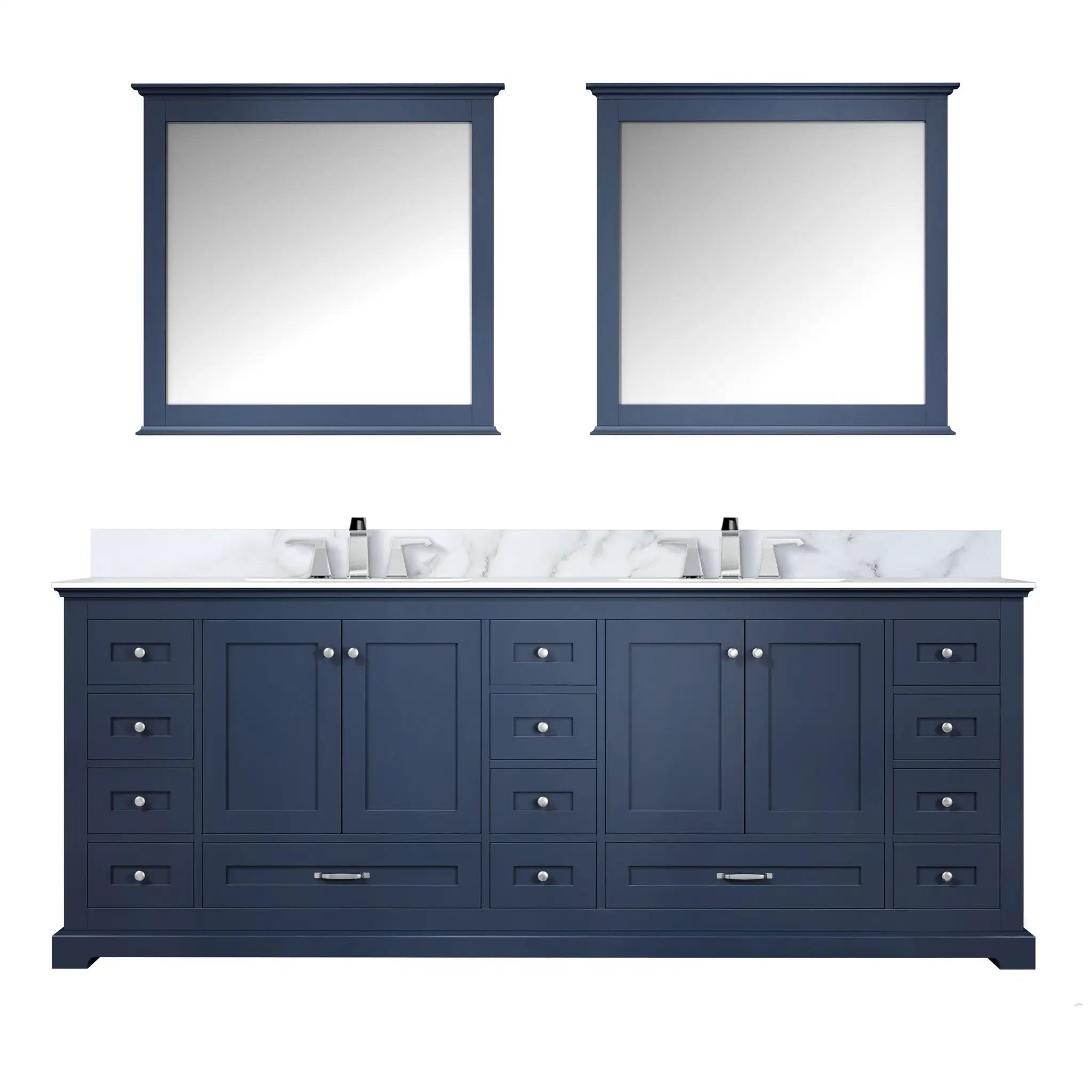 Lexora Dukes 84 in. W x 22 in. D Double Bath Vanity by Lexora