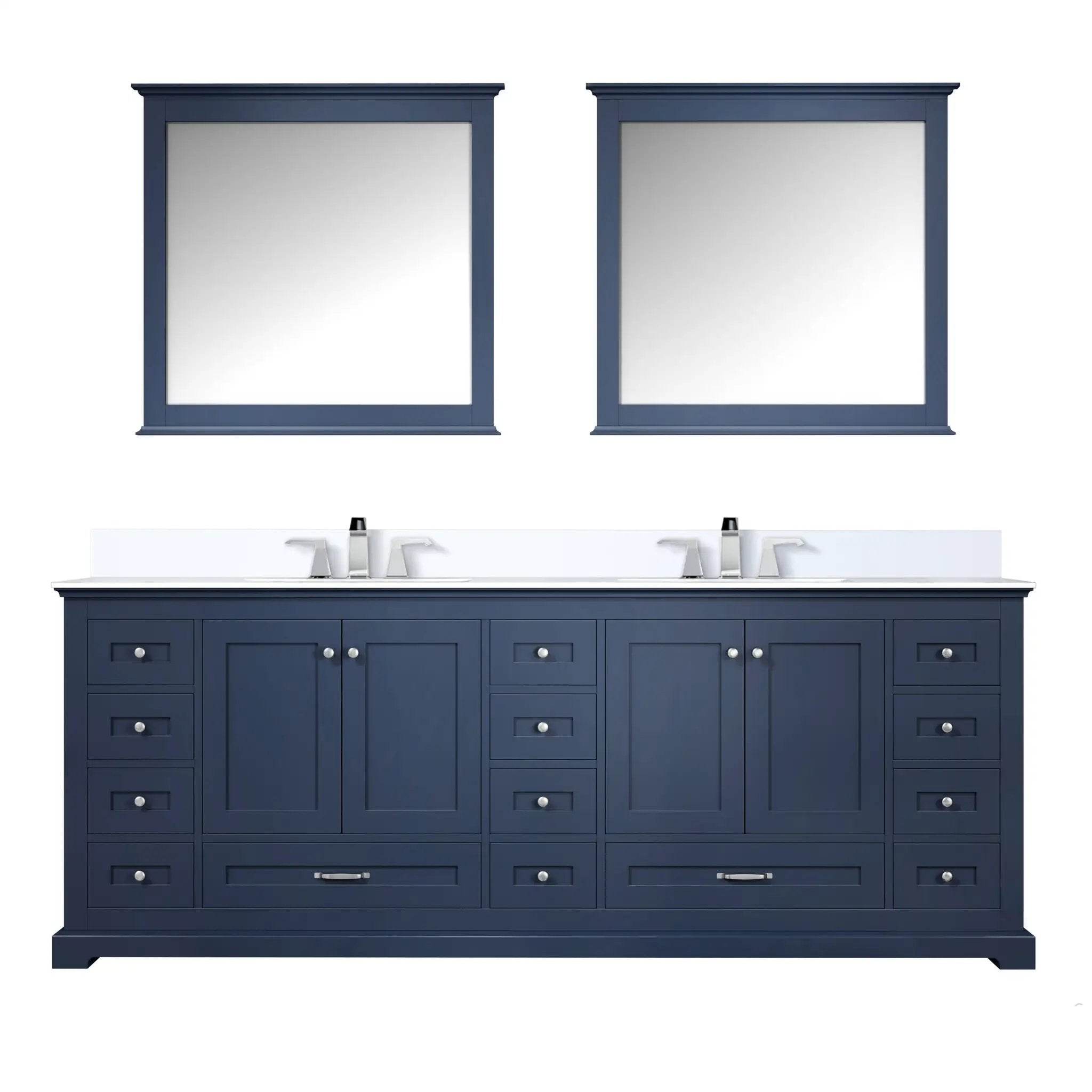 Lexora Dukes 84 in. W x 22 in. D Double Bath Vanity by Lexora