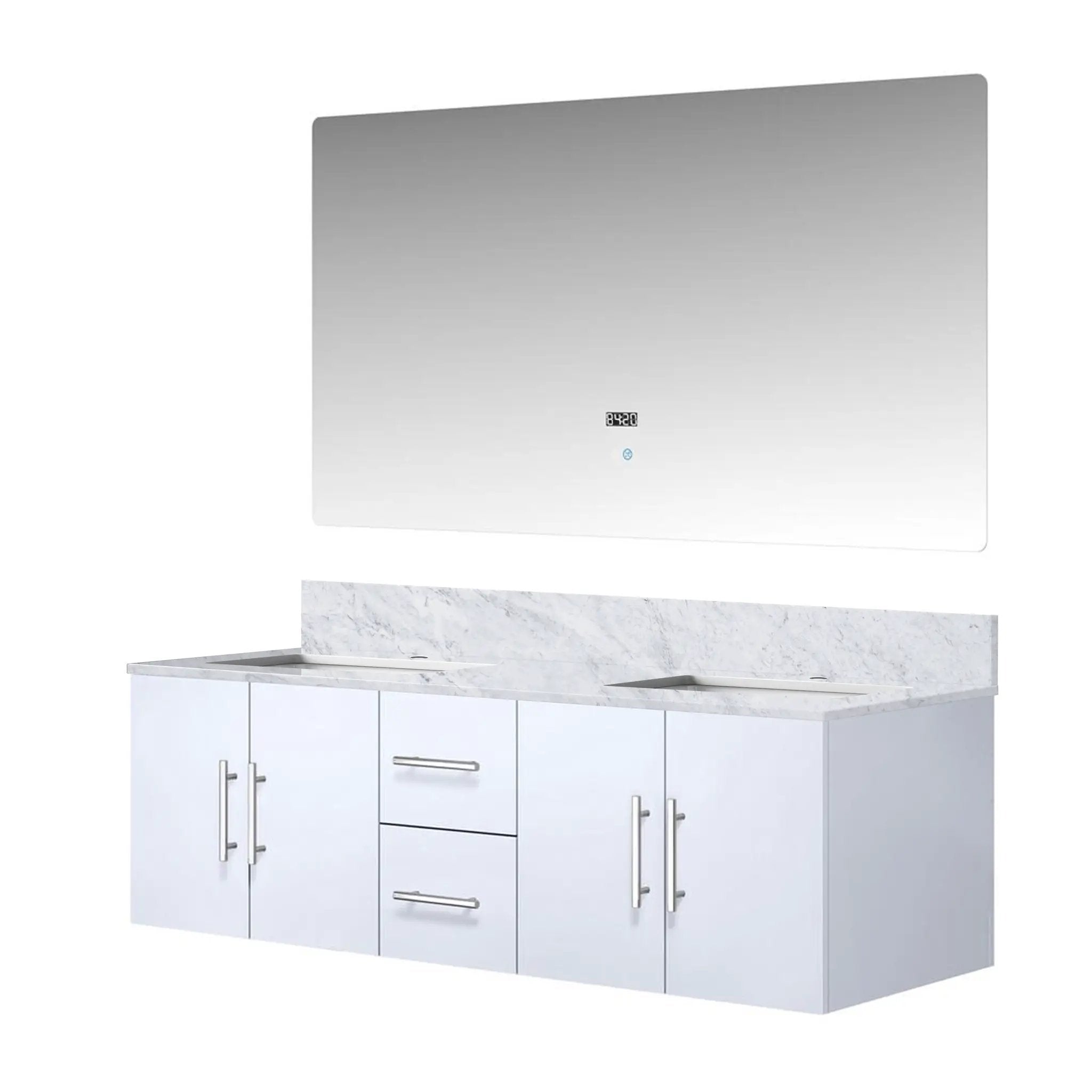 Lexora Geneva 60 in. W x 22 in. D Double Bath Vanity by Lexora