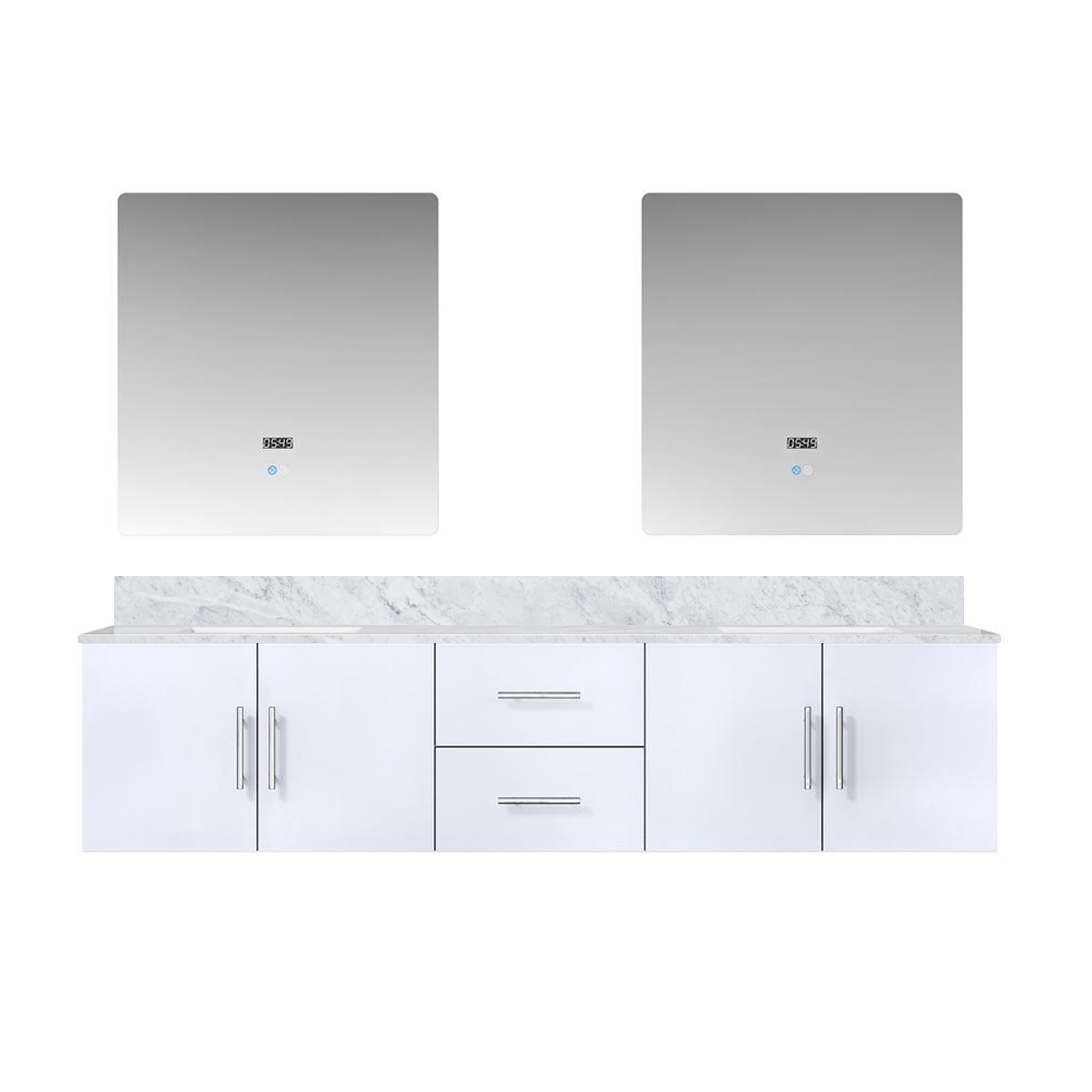 Lexora Geneva 80 in. W x 22 in. D Double Bath Vanity