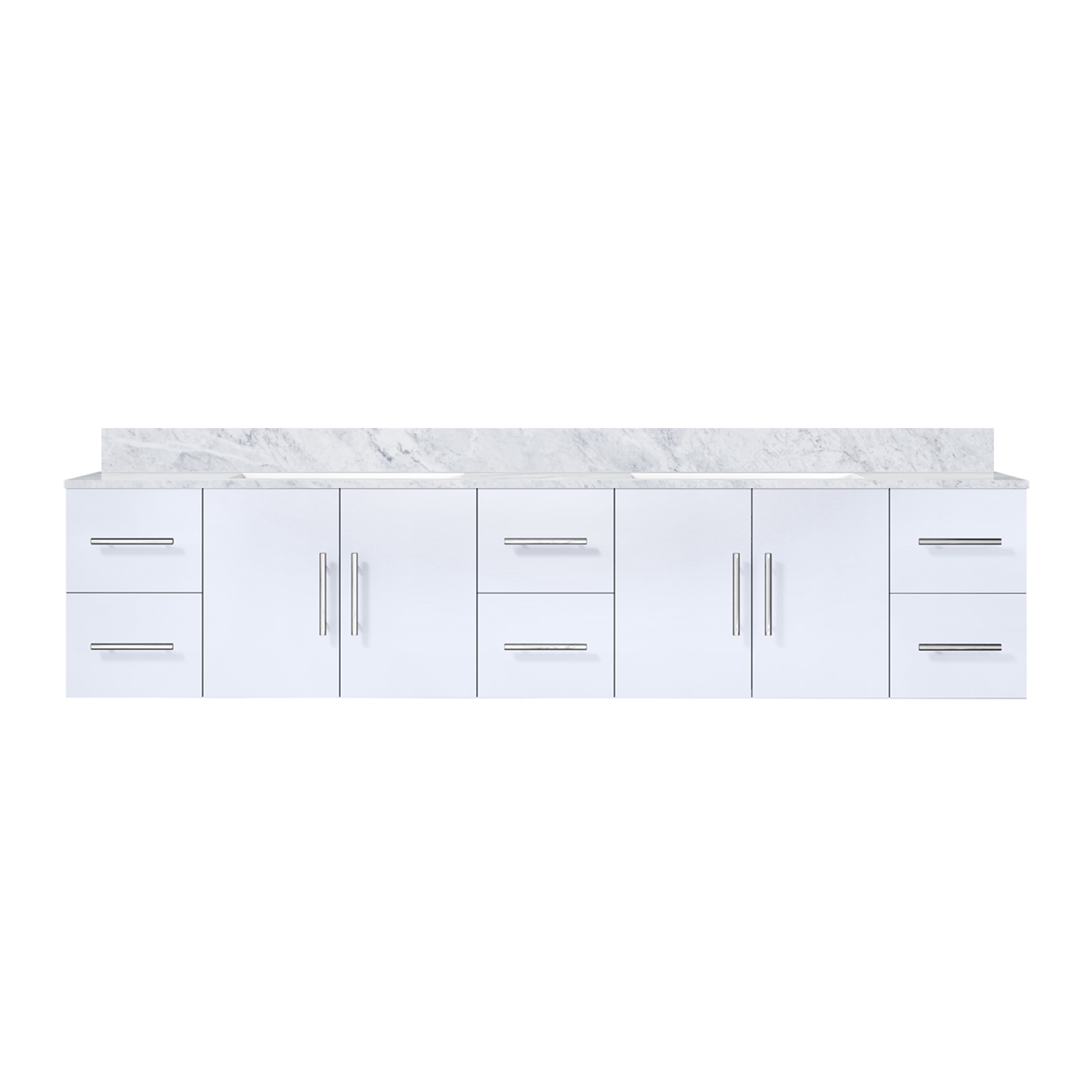 Lexora Geneva 84 in. W x 22 in. D Double Bath Vanity