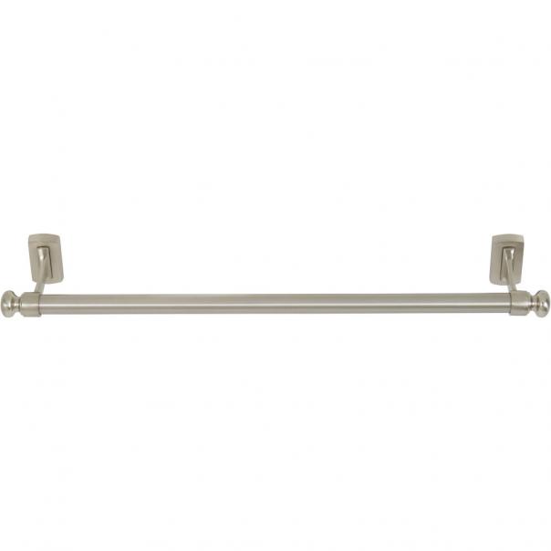 brushed nickel towel bar