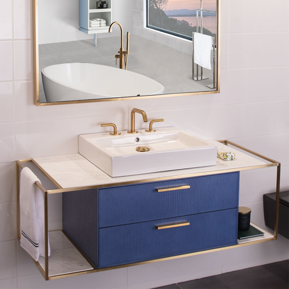 horizon blue  vanity