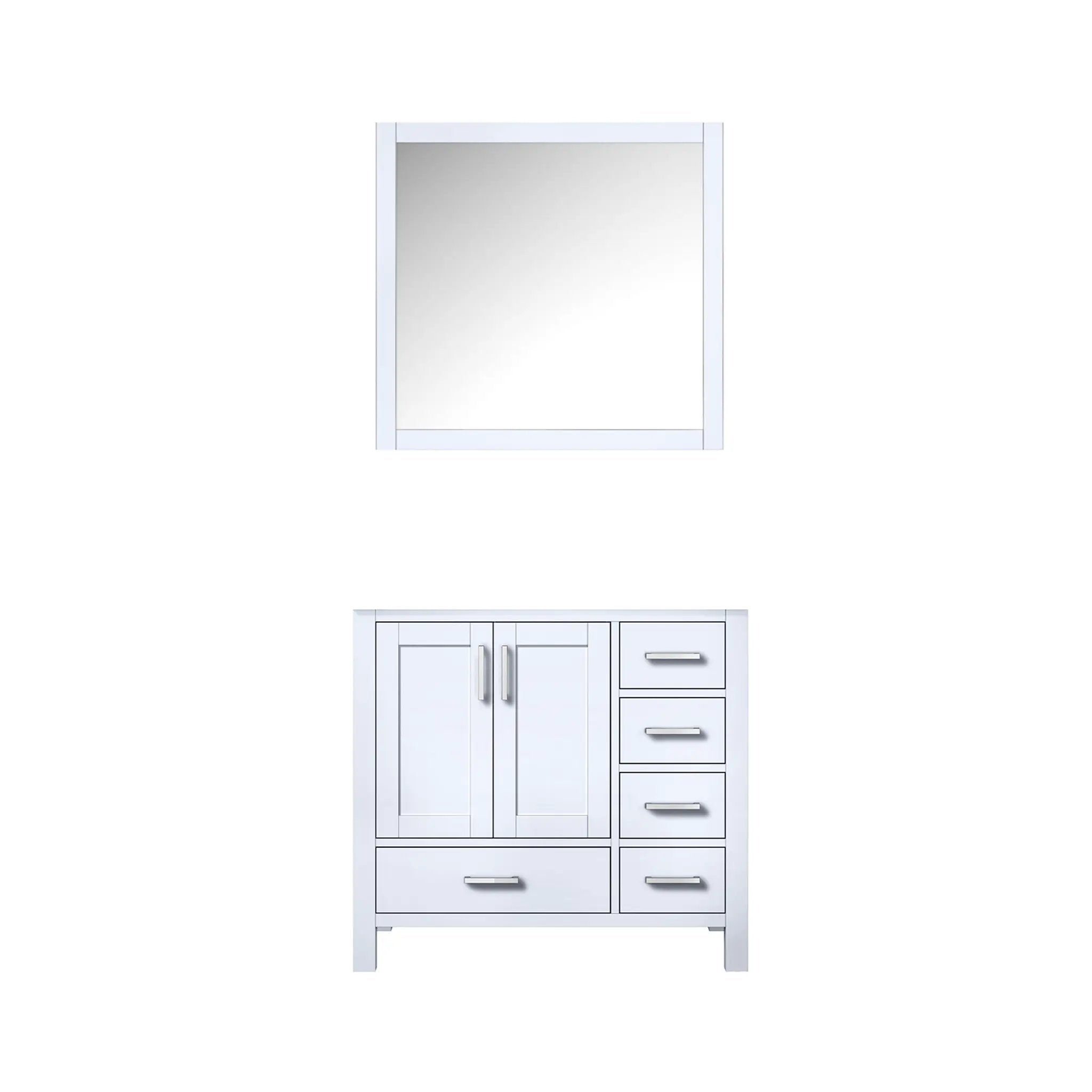 Lexora Jacques 36 in. W x 22 in. D Left Offset Bath Vanity by Lexora