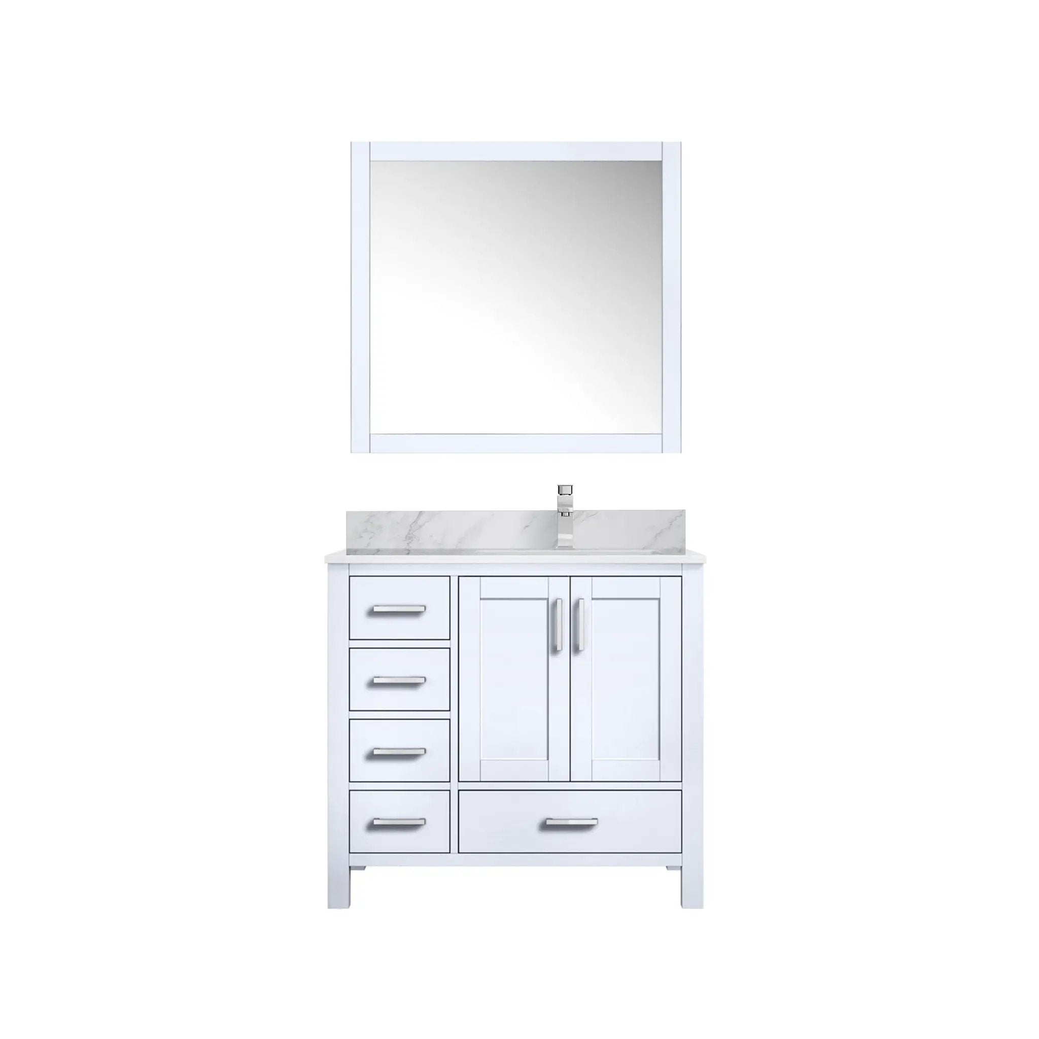 Lexora Jacques 36 in. W x 22 in. D Right Offset Bath Vanity by Lexora