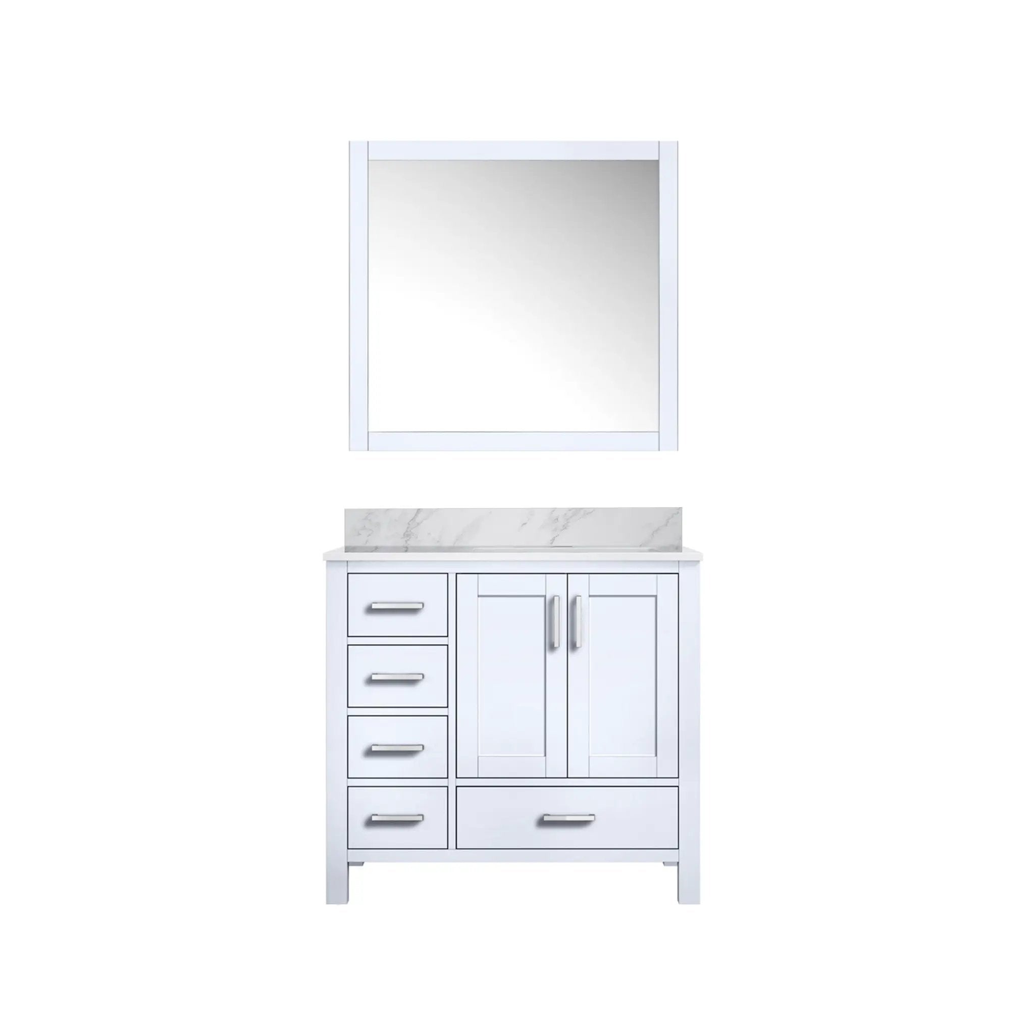 Lexora Jacques 36 in. W x 22 in. D Right Offset Bath Vanity by Lexora