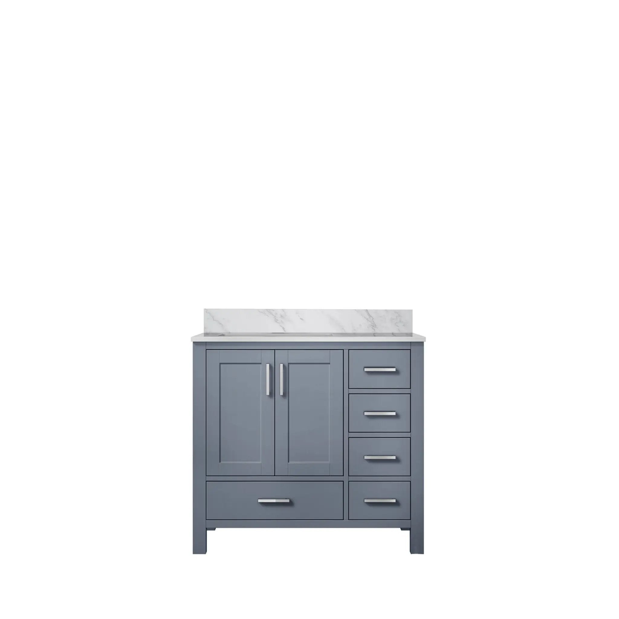 Lexora Jacques 36 in. W x 22 in. D Left Offset Bath Vanity by Lexora