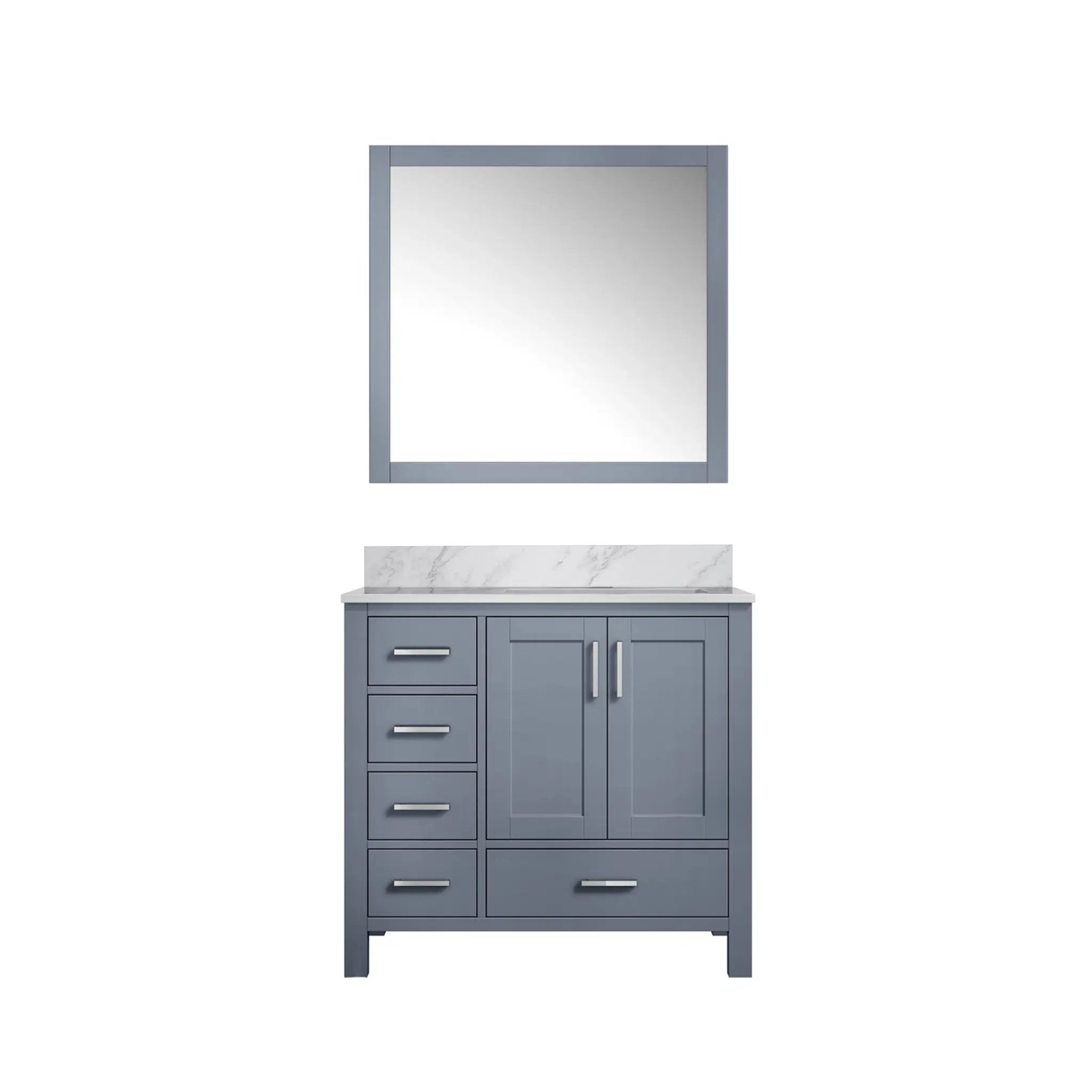 Lexora Jacques 36 in. W x 22 in. D Right Offset Bath Vanity by Lexora