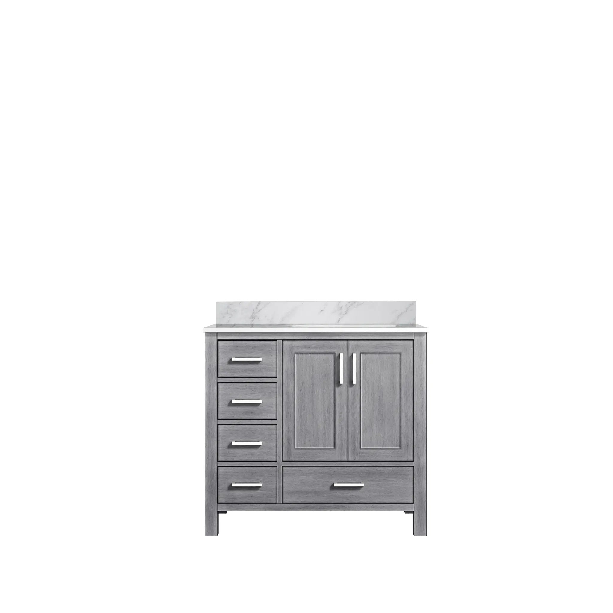 Lexora Jacques 36 in. W x 22 in. D Right Offset Bath Vanity by Lexora