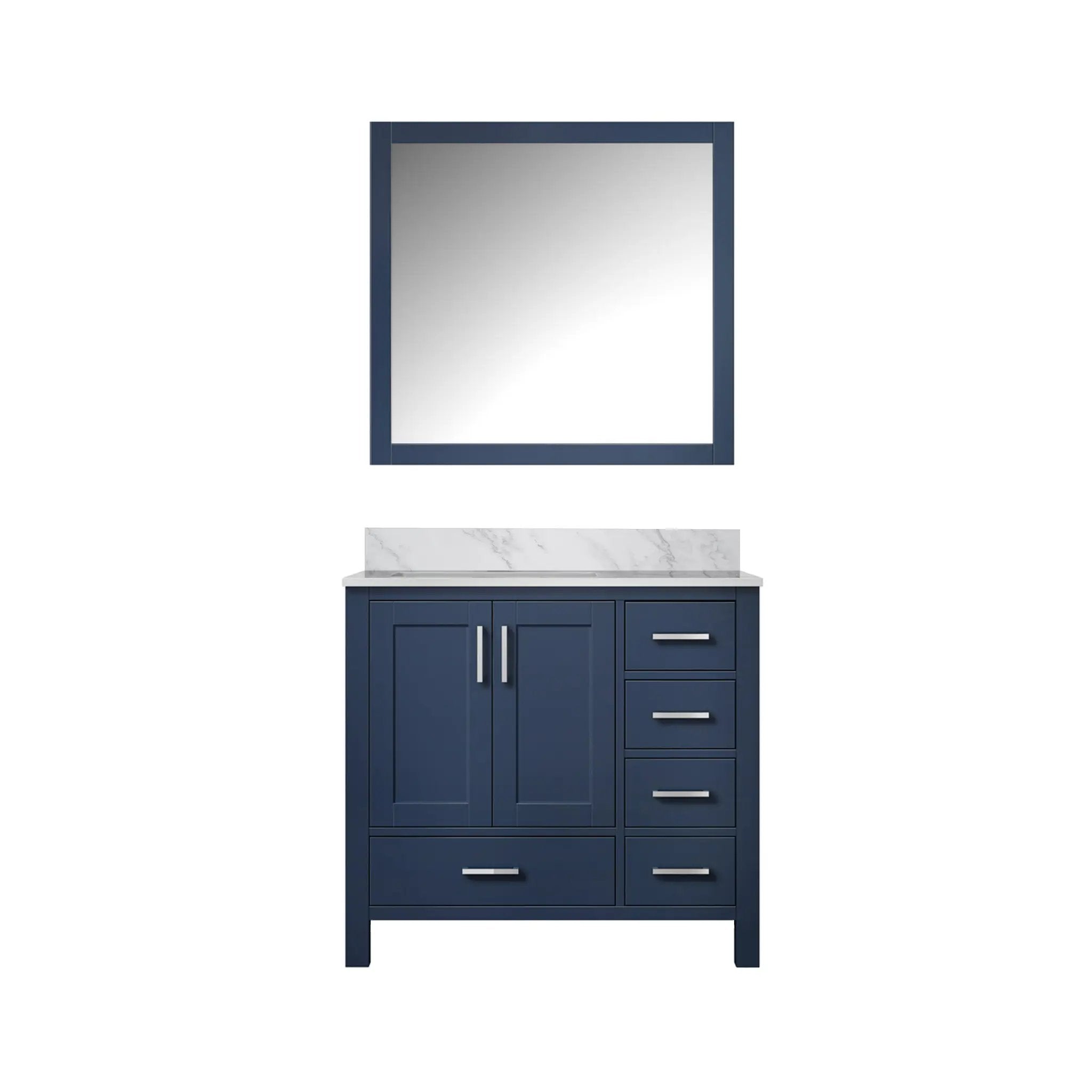 Lexora Jacques 36 in. W x 22 in. D Left Offset Bath Vanity by Lexora