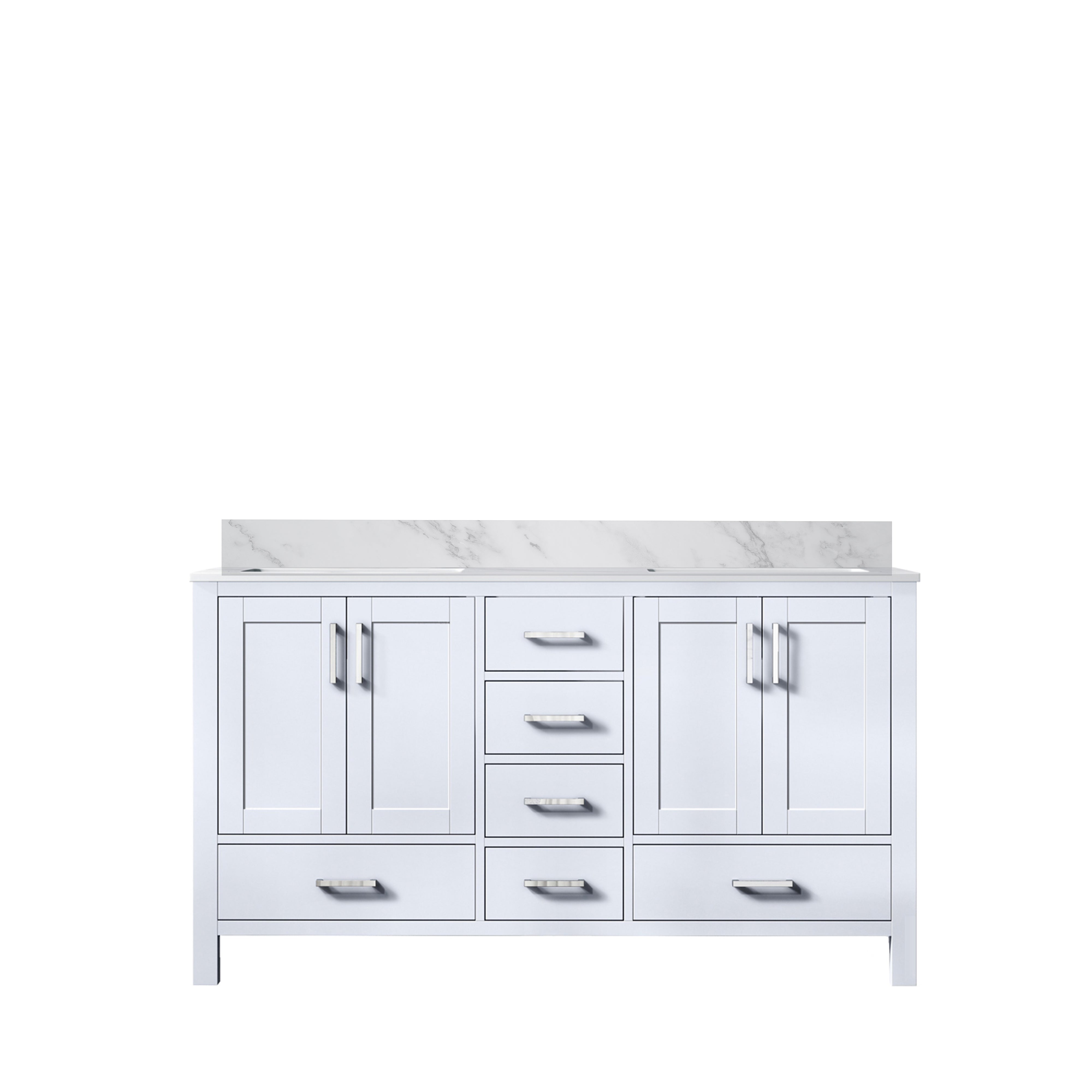 Lexora Jacques 60 in. W x 22 in. D Double Bath Vanity