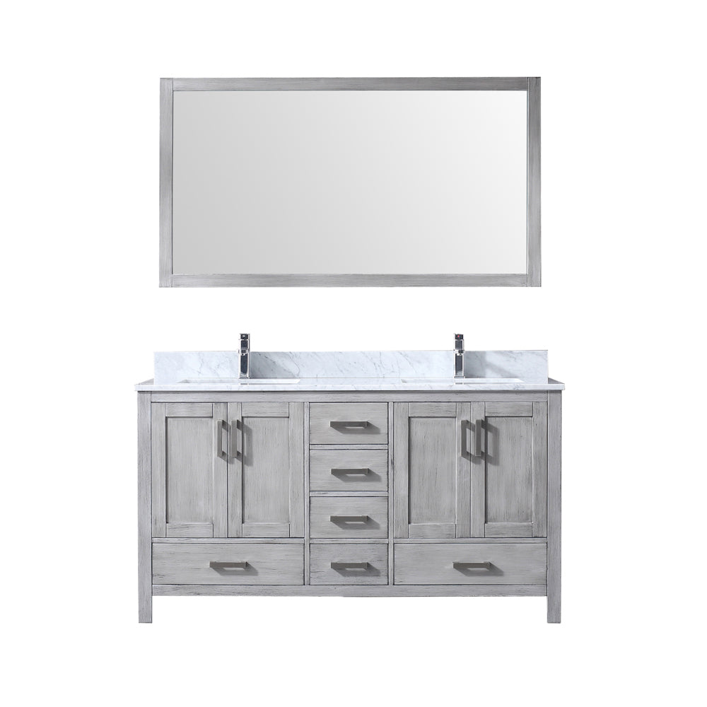 Lexora Jacques 60 in. W x 22 in. D Double Bath Vanity