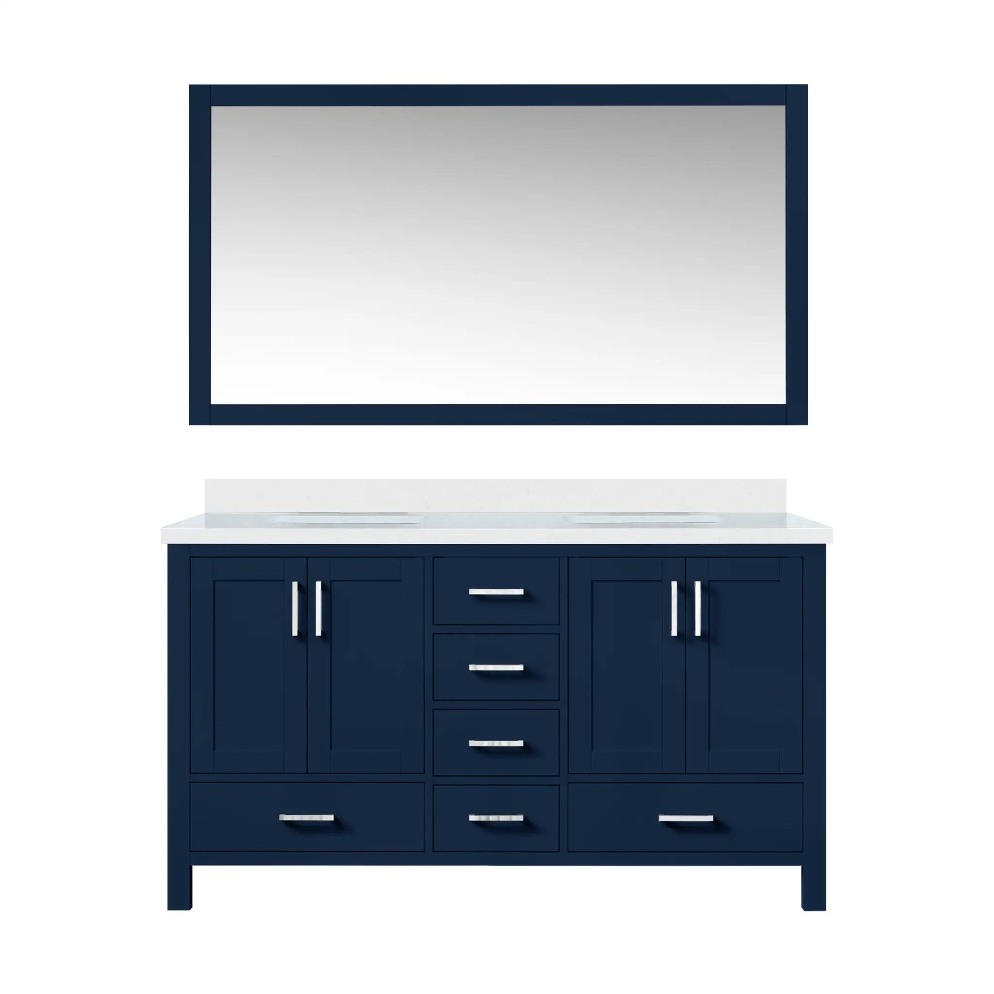 Lexora Jacques 60 in. W x 22 in. D Double Bath Vanity by Lexora