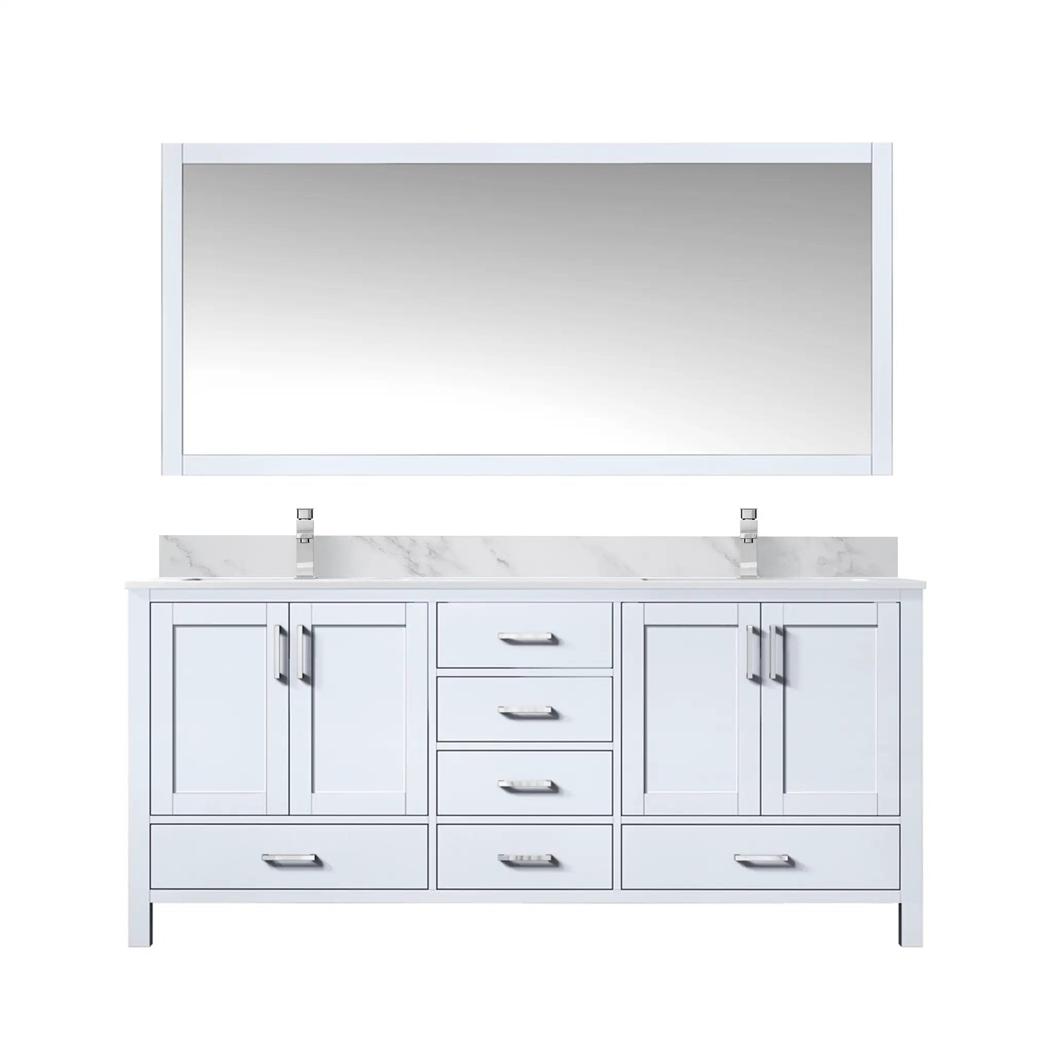 Lexora Jacques 72 in. W x 22 in. D Double Bath Vanity by Lexora