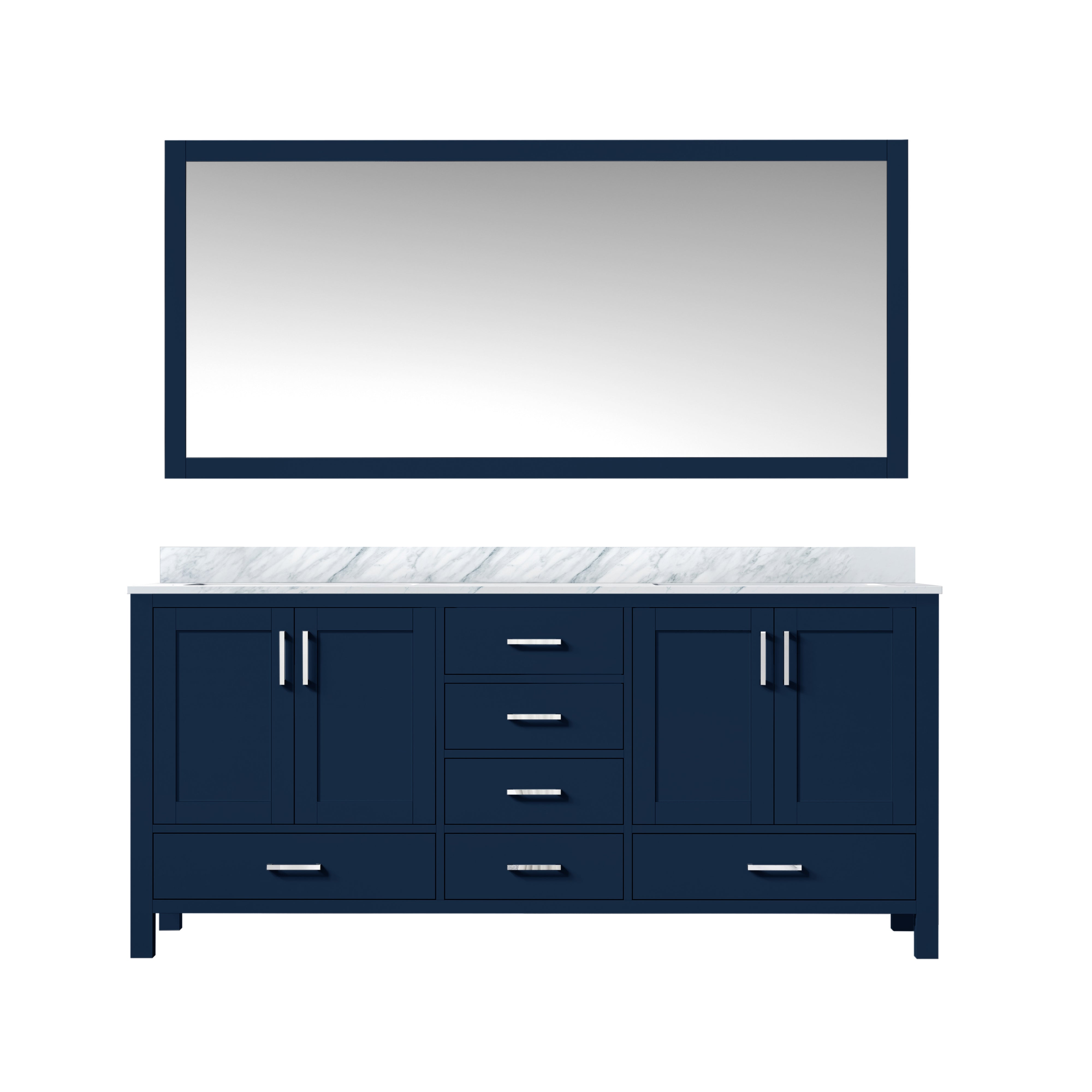 Lexora Jacques 72 in. W x 22 in. D Double Bath Vanity by Lexora