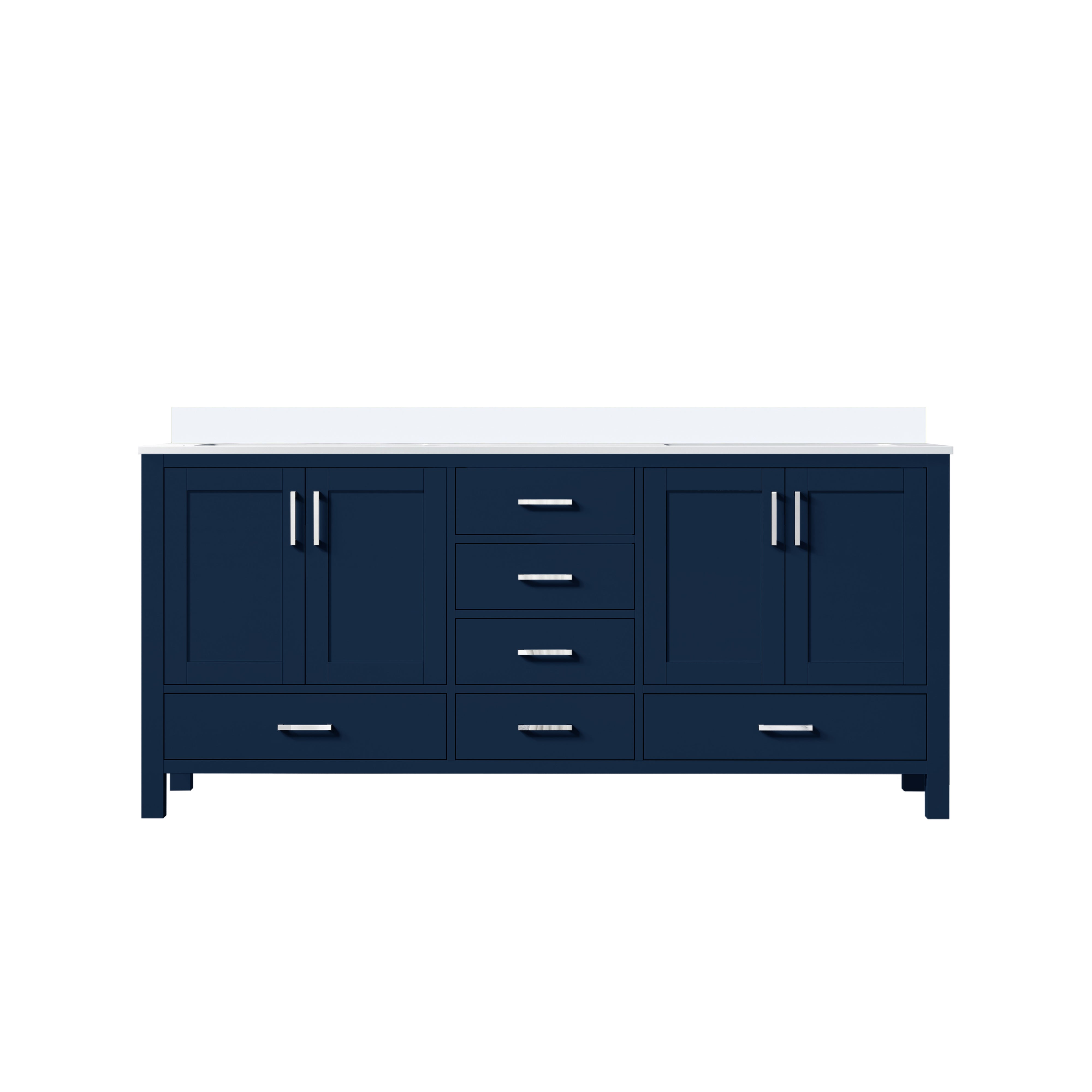 Lexora Jacques 72 in. W x 22 in. D Double Bath Vanity by Lexora