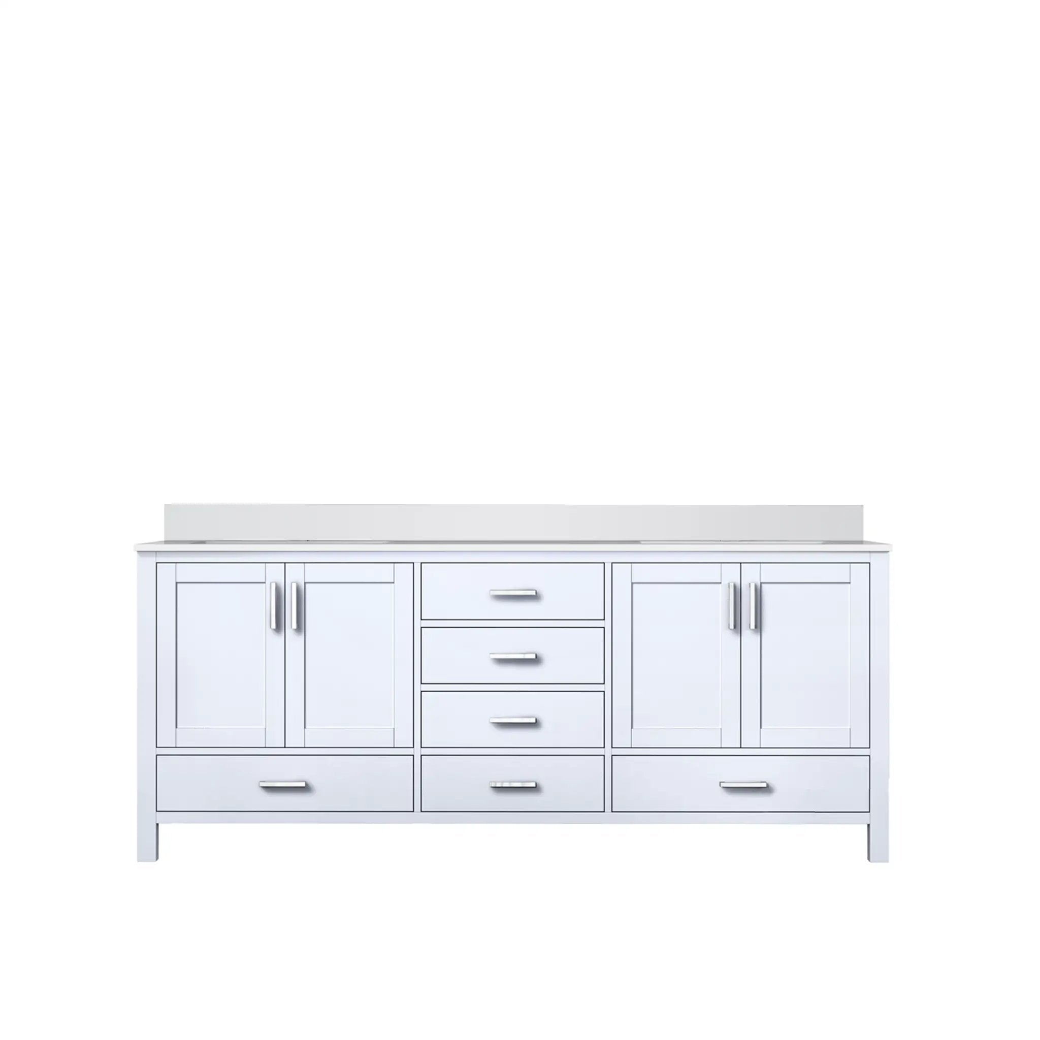 Lexora Jacques 80 in. W x 22 in. D Double Bath Vanity by Lexora