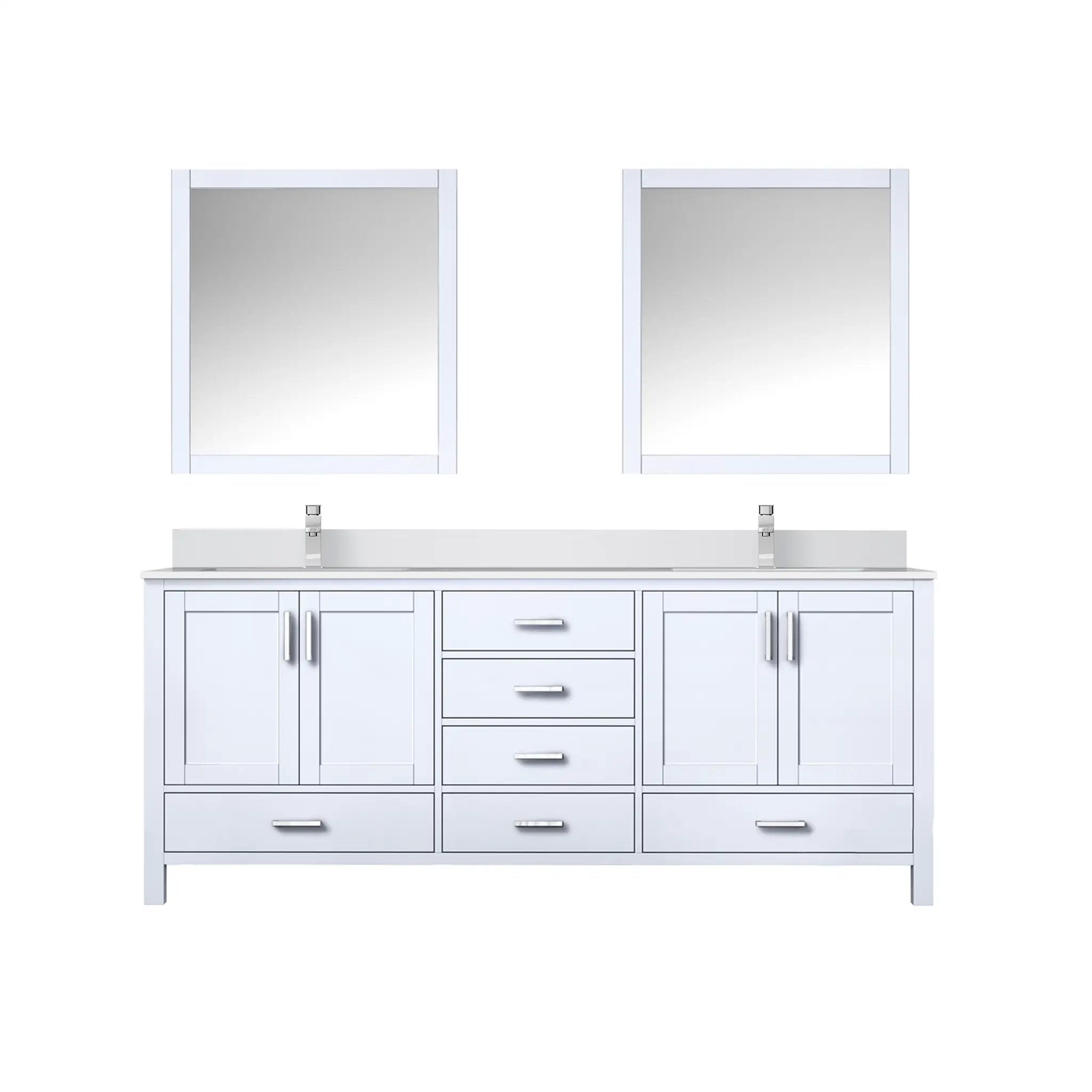Lexora Jacques 80 in. W x 22 in. D Double Bath Vanity by Lexora
