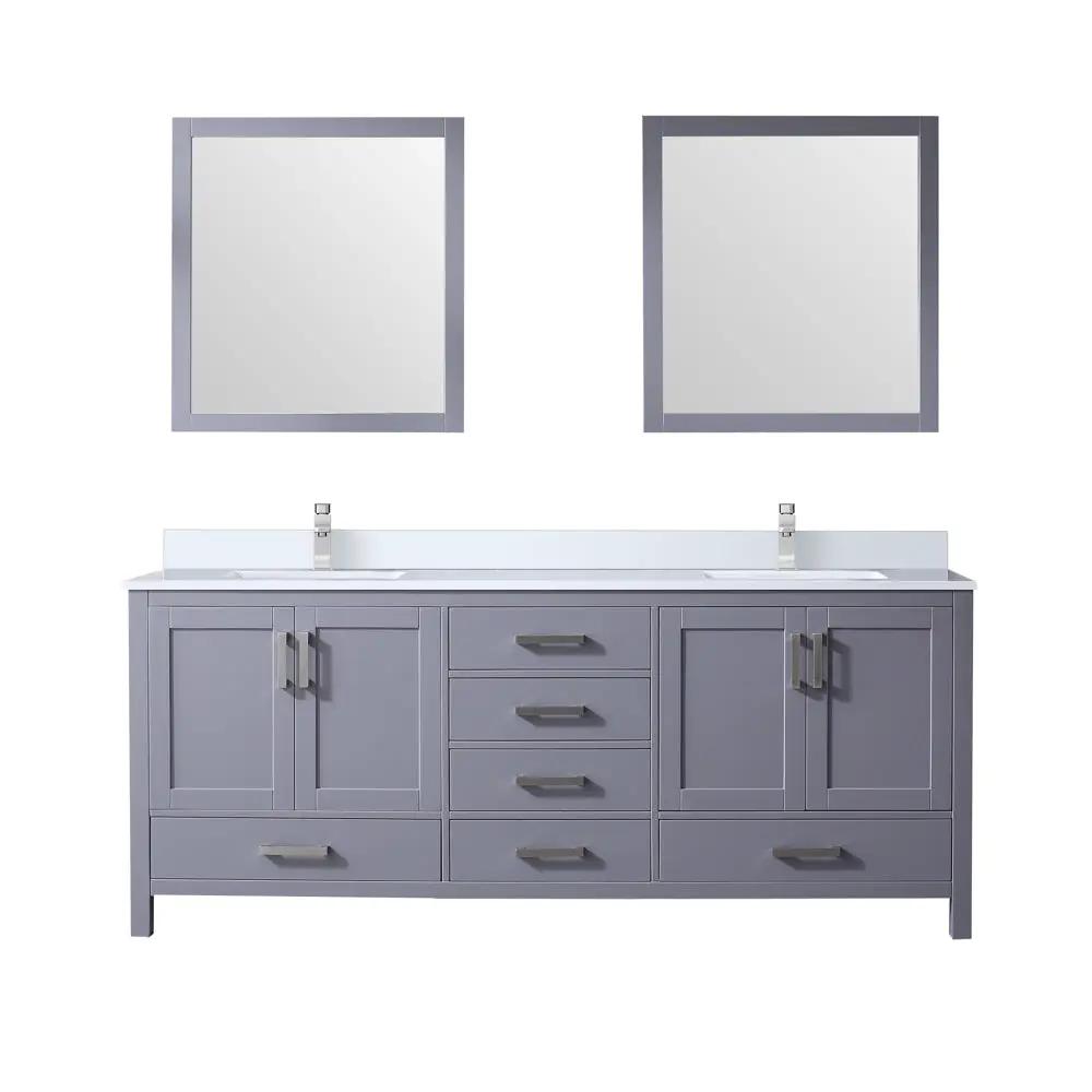 Lexora Jacques 80 in. W x 22 in. D Double Bath Vanity by Lexora