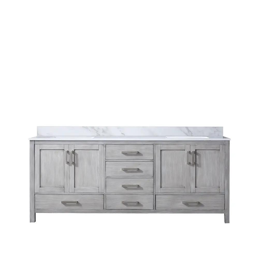 Lexora Jacques 80 in. W x 22 in. D Double Bath Vanity by Lexora