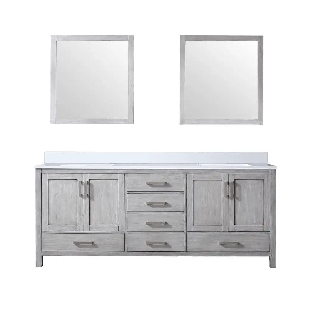 Lexora Jacques 80 in. W x 22 in. D Double Bath Vanity by Lexora