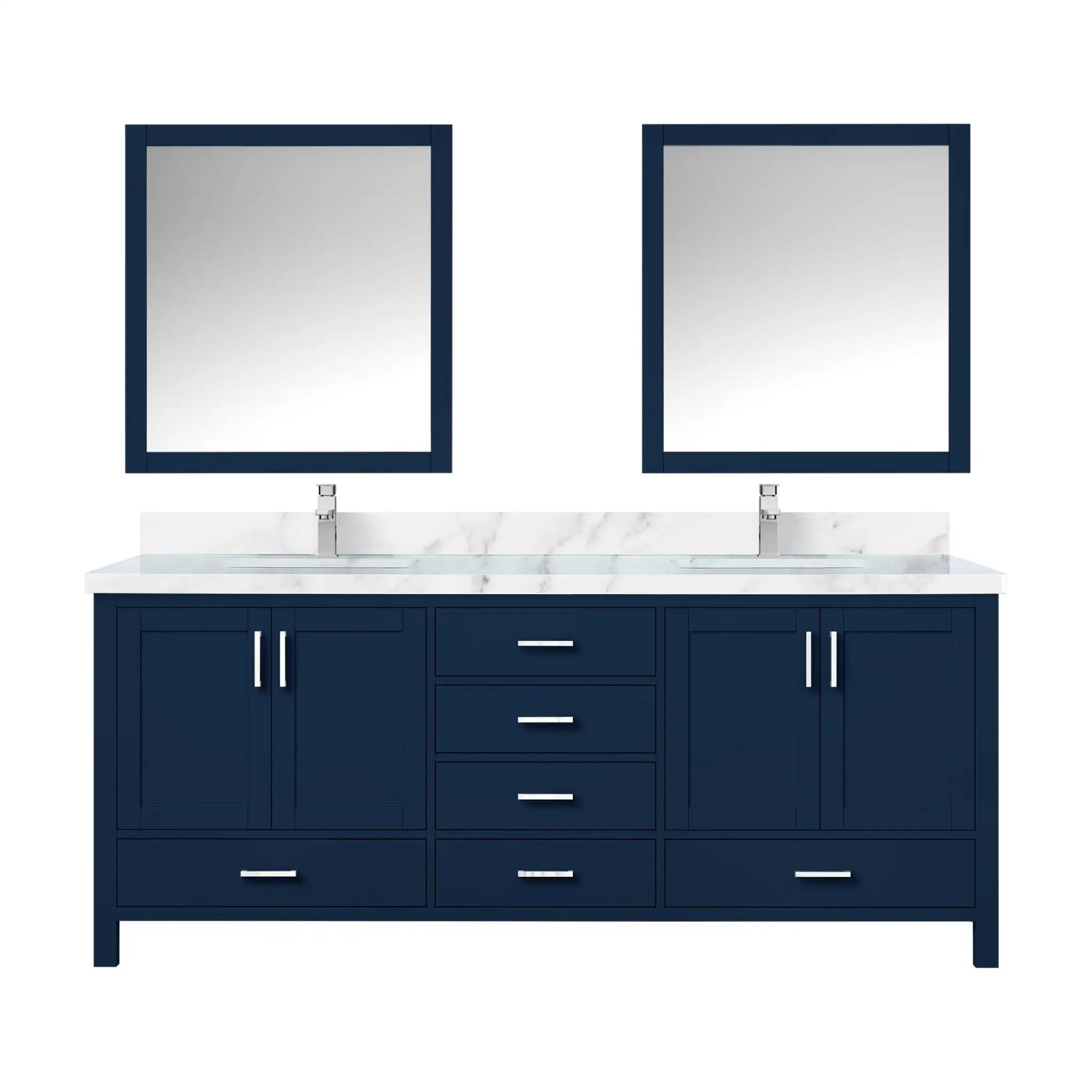 Lexora Jacques 80 in. W x 22 in. D Double Bath Vanity by Lexora