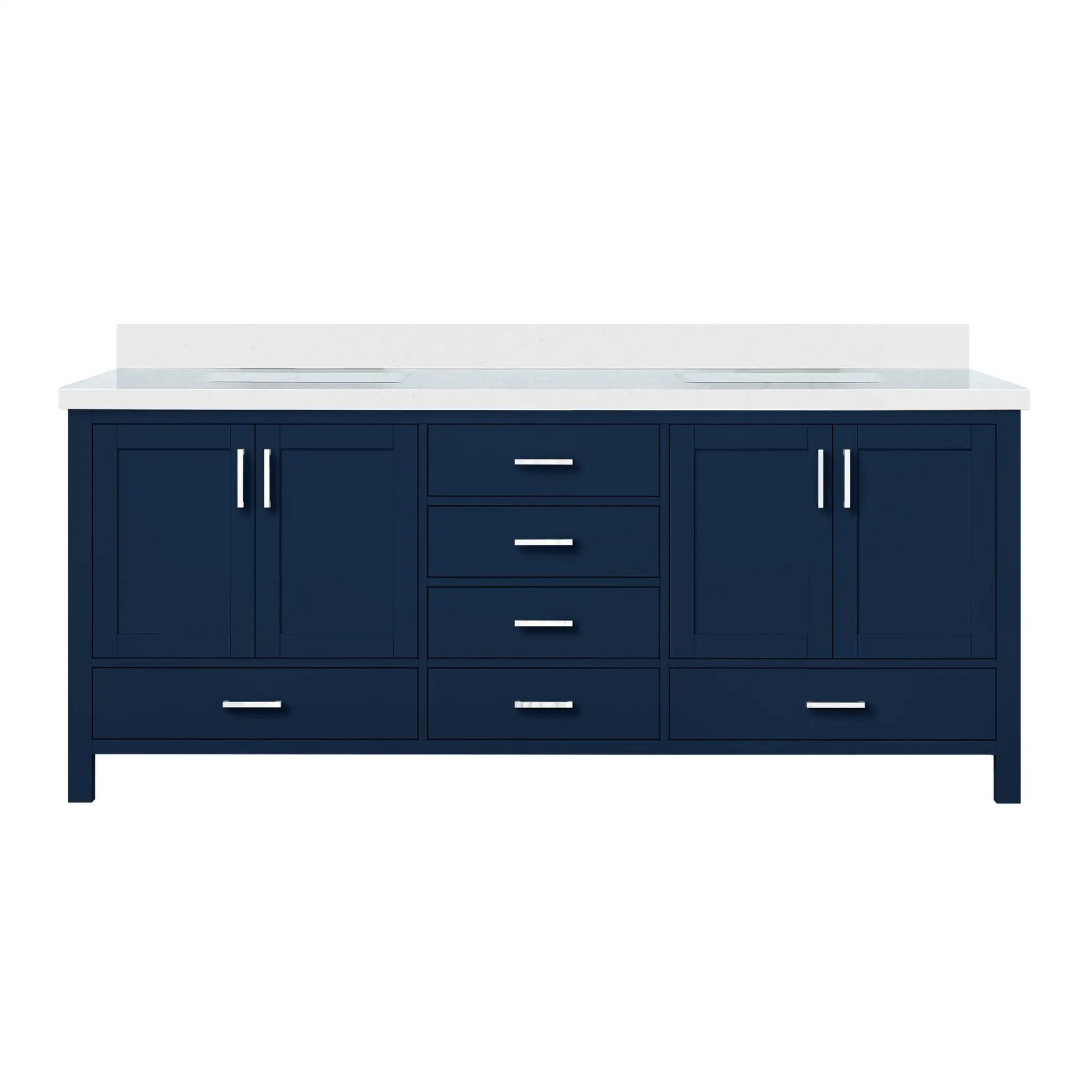 Lexora Jacques 80 in. W x 22 in. D Double Bath Vanity by Lexora