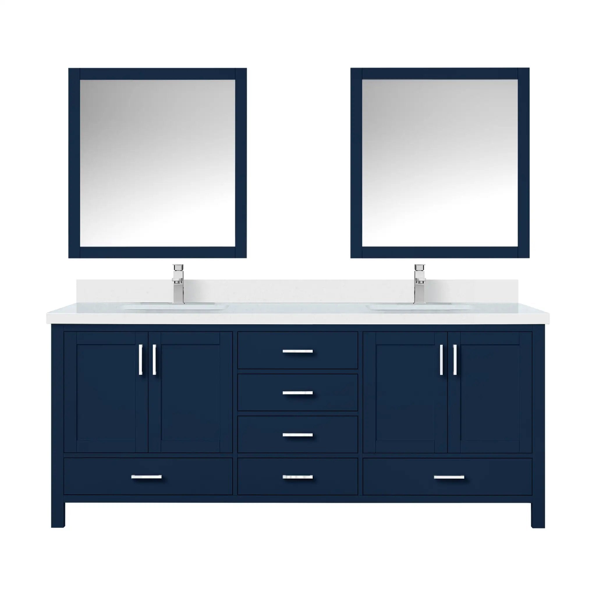Lexora Jacques 80 in. W x 22 in. D Double Bath Vanity by Lexora