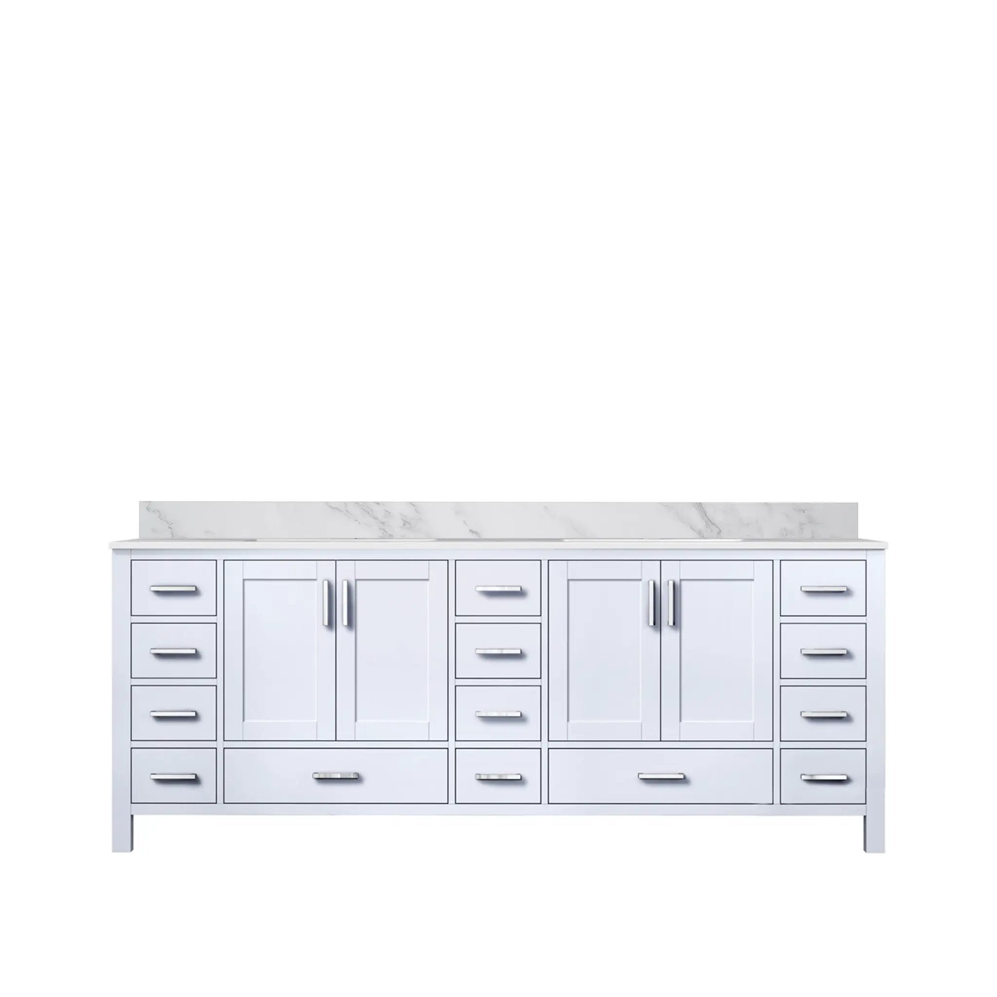 Lexora Jacques 84 in. W x 22 in. D Double Bath Vanity by Lexora