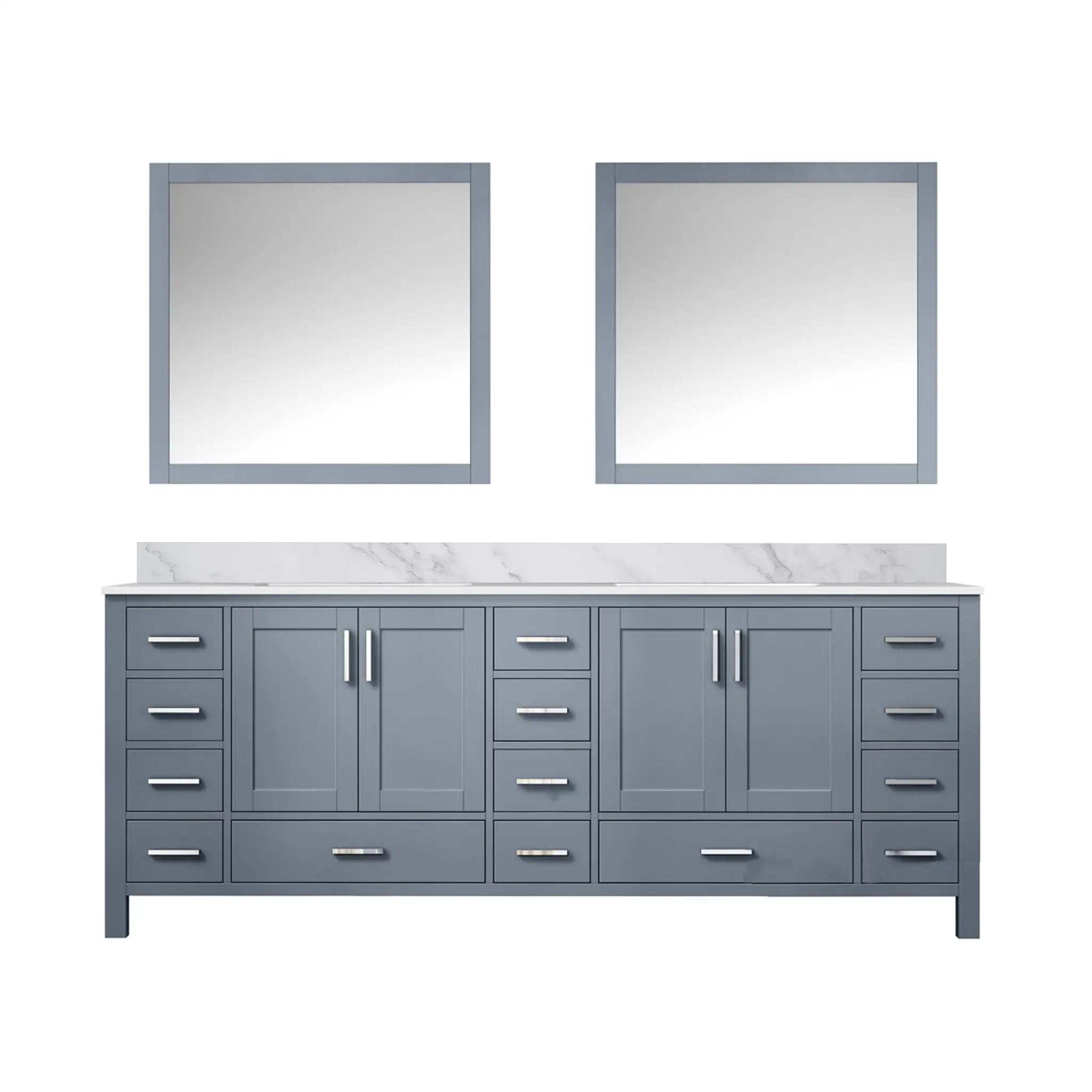 Lexora Jacques 84 in. W x 22 in. D Double Bath Vanity by Lexora