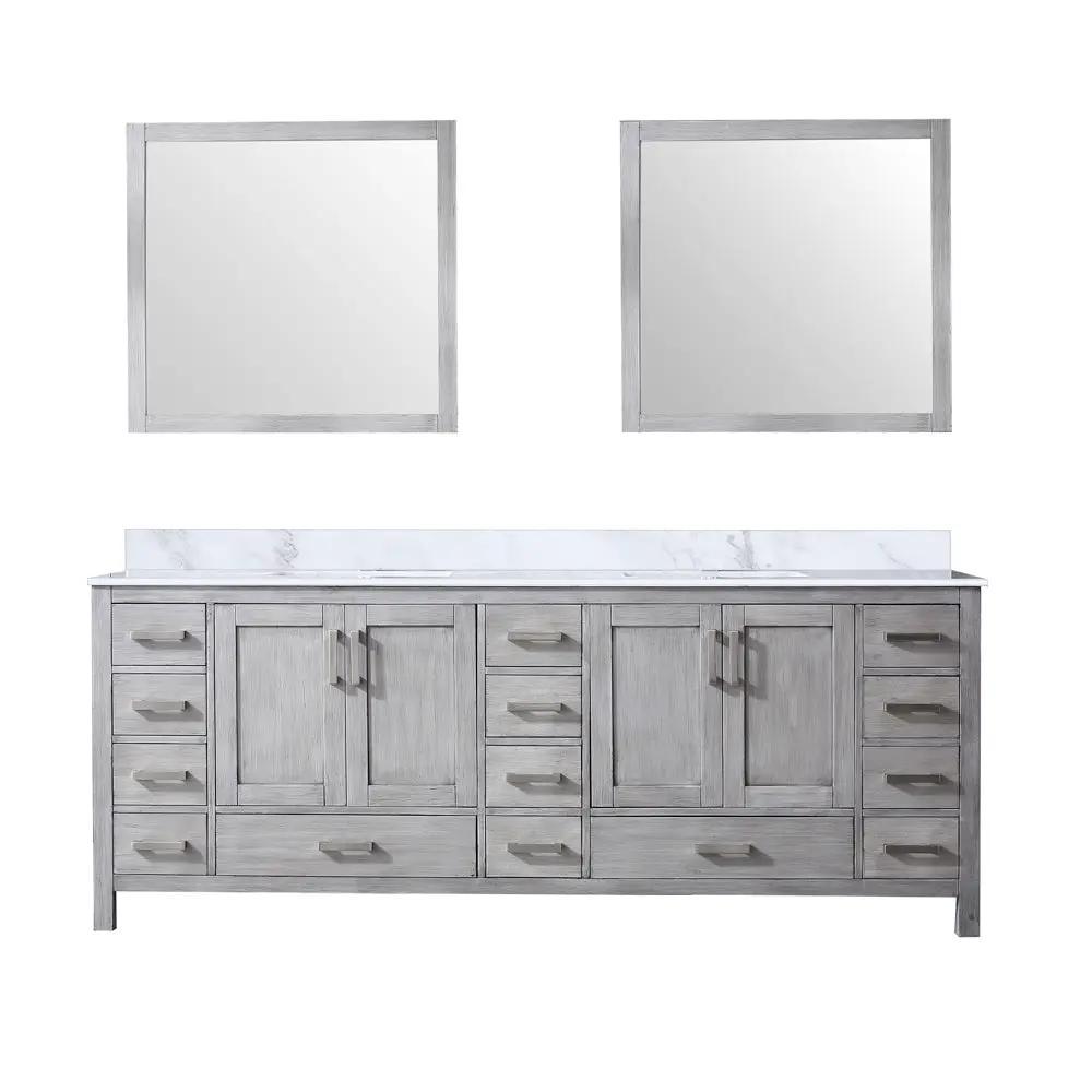 Lexora Jacques 84 in. W x 22 in. D Double Bath Vanity by Lexora