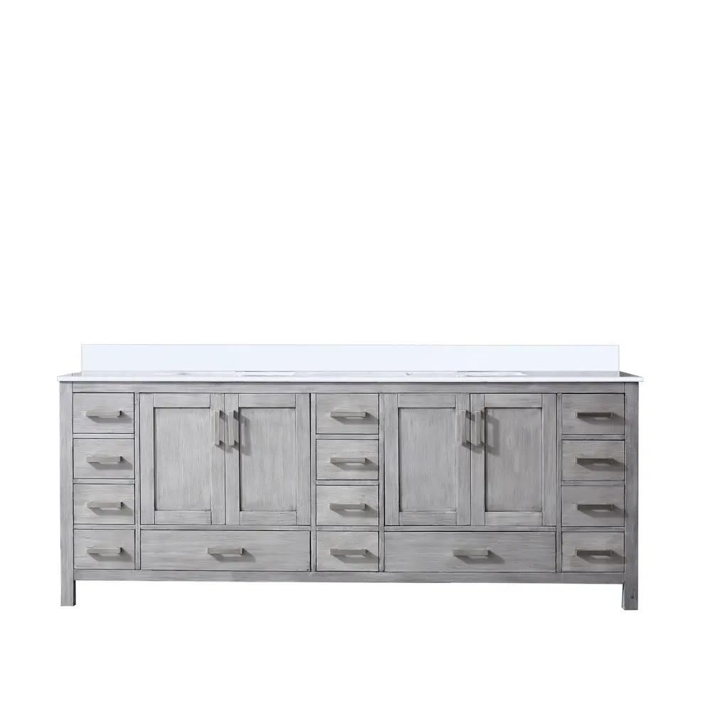 Lexora Jacques 84 in. W x 22 in. D Double Bath Vanity by Lexora
