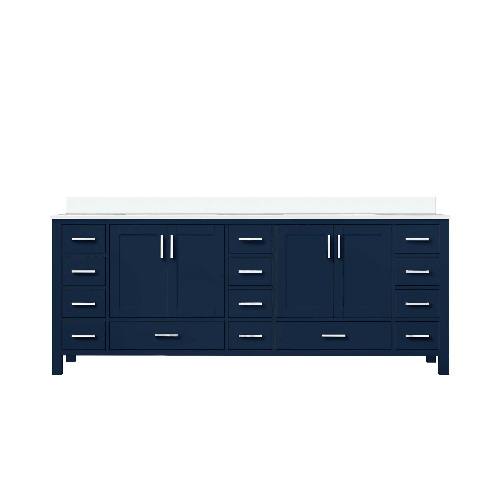 Lexora Jacques 84 in. W x 22 in. D Double Bath Vanity by Lexora