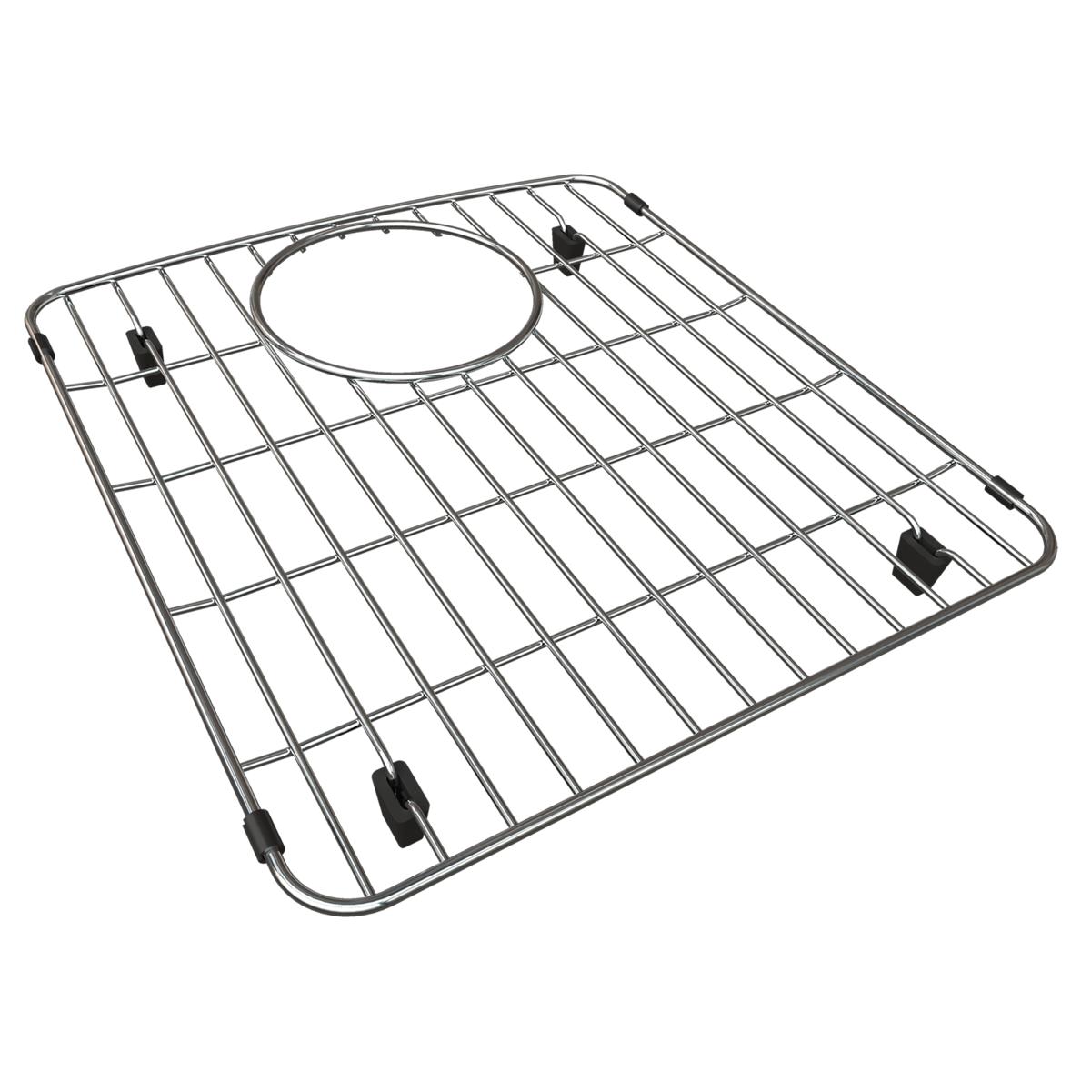 polished stainless steel bottom grid