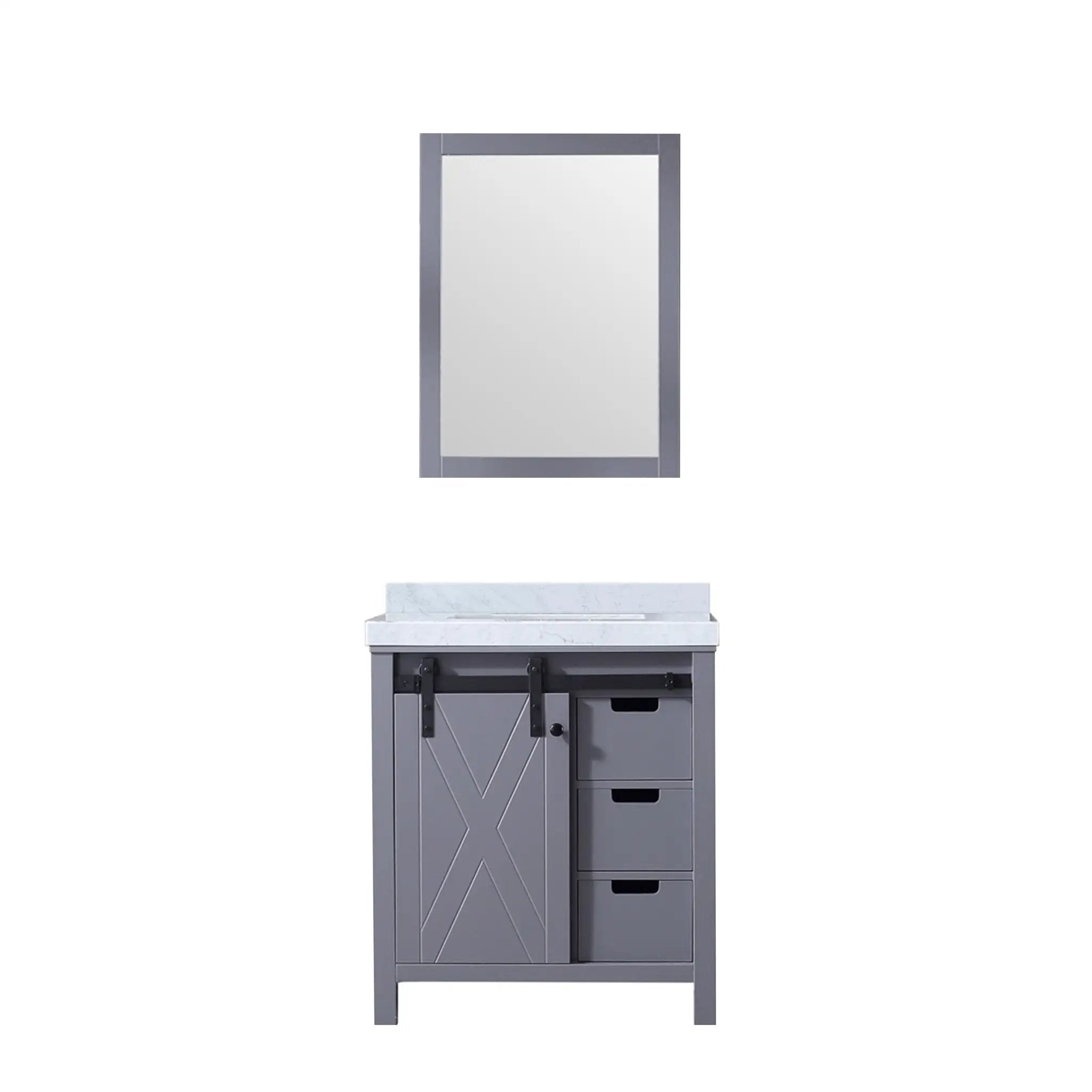 Lexora Marsyas 30 in W x 22 in D Vanity by Lexora