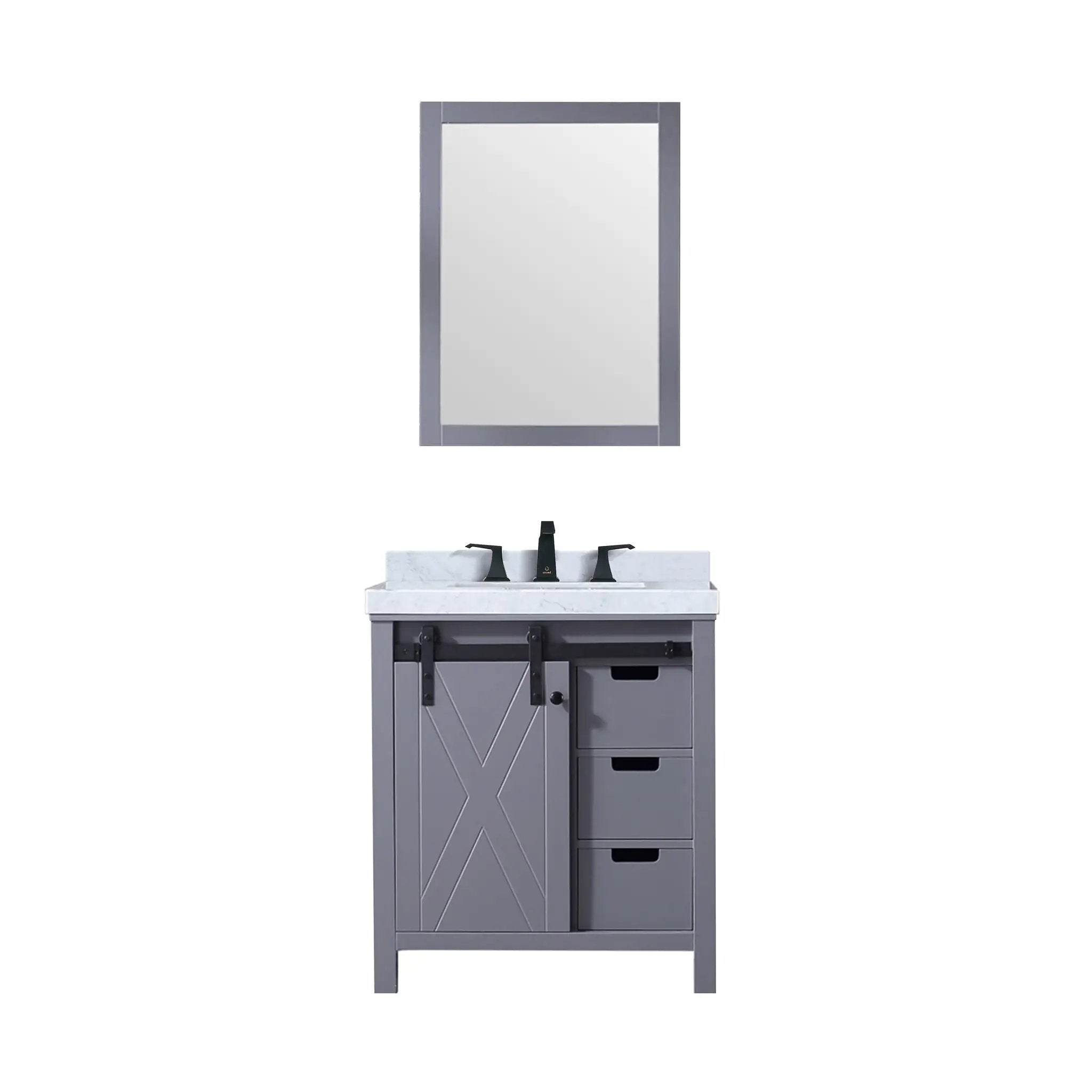 Lexora Marsyas 30 in W x 22 in D Vanity by Lexora