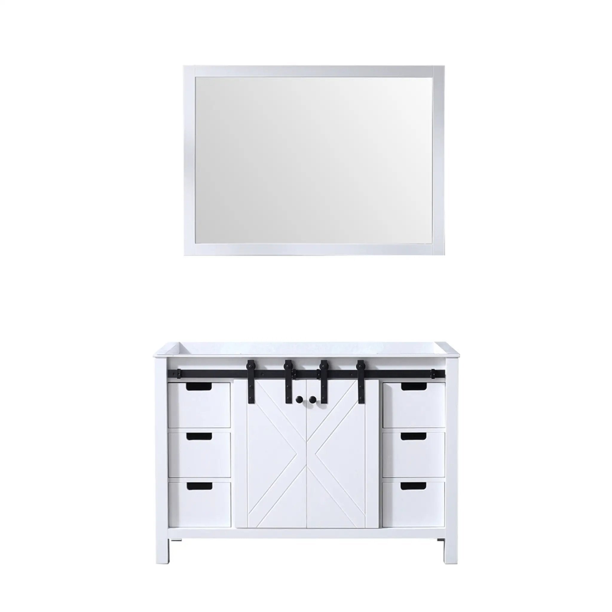 Lexora Marsyas 48 in W x 22 in D Bath Vanity by Lexora