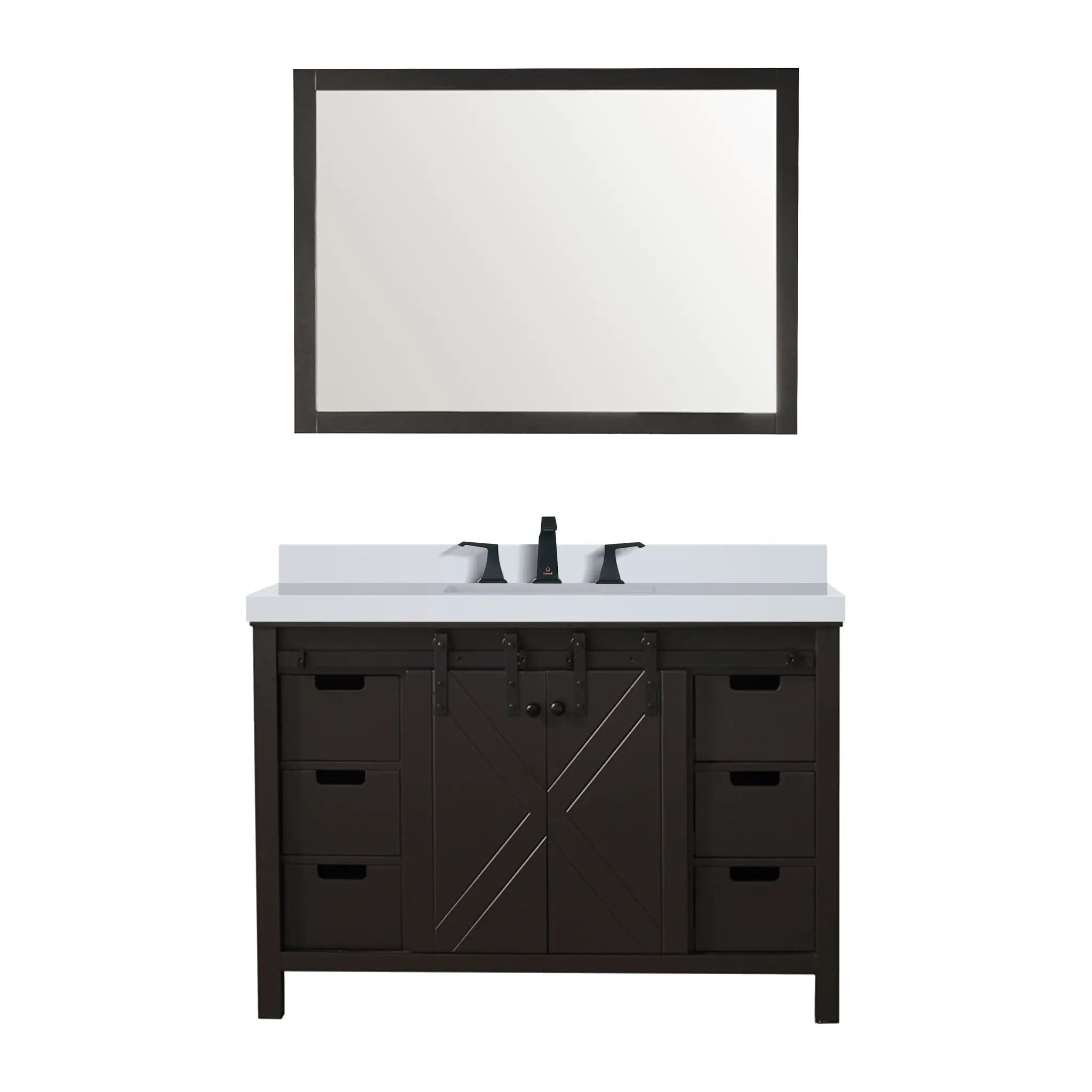 Lexora Marsyas 48 in W x 22 in D Bath Vanity by Lexora