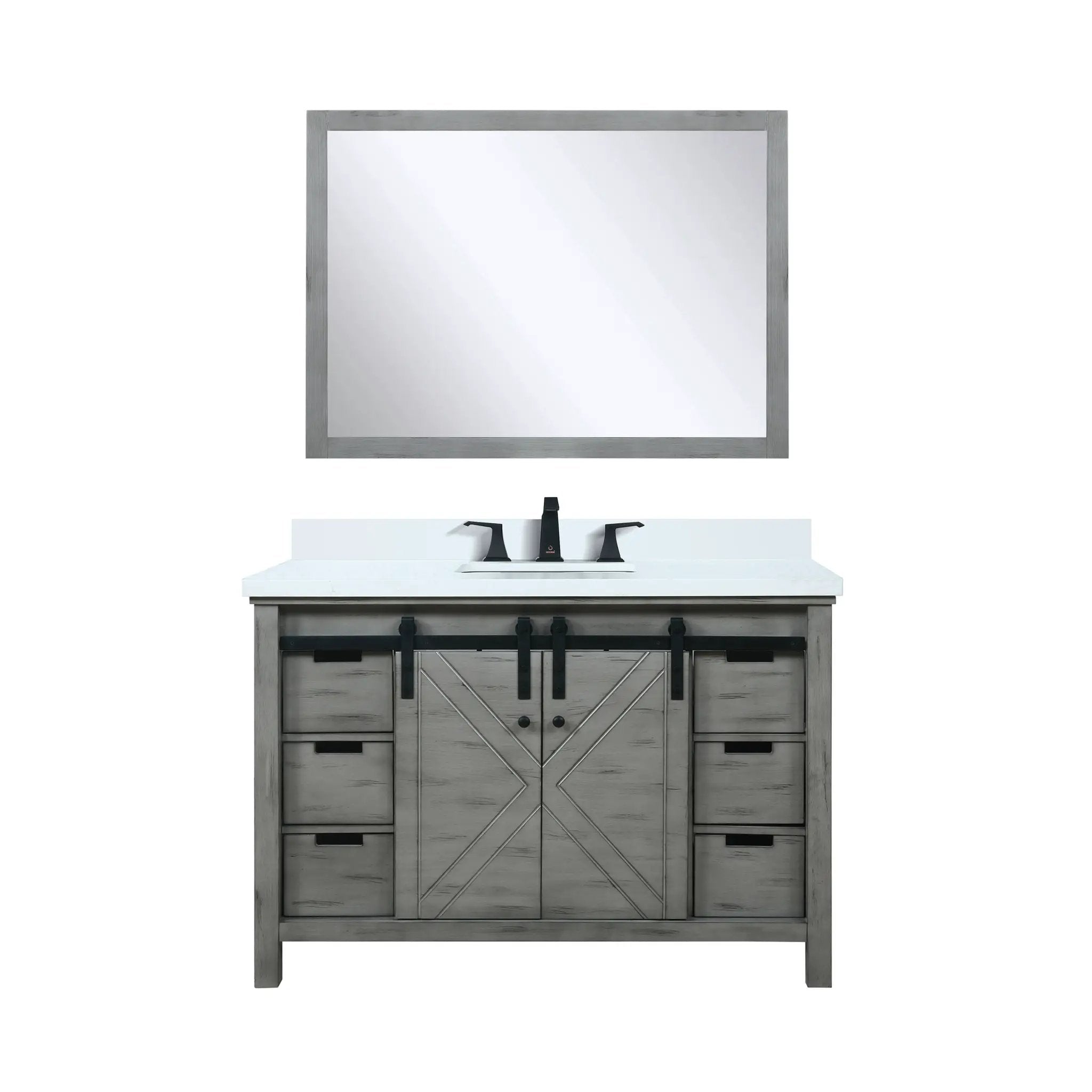 Lexora Marsyas 48 in W x 22 in D Bath Vanity by Lexora