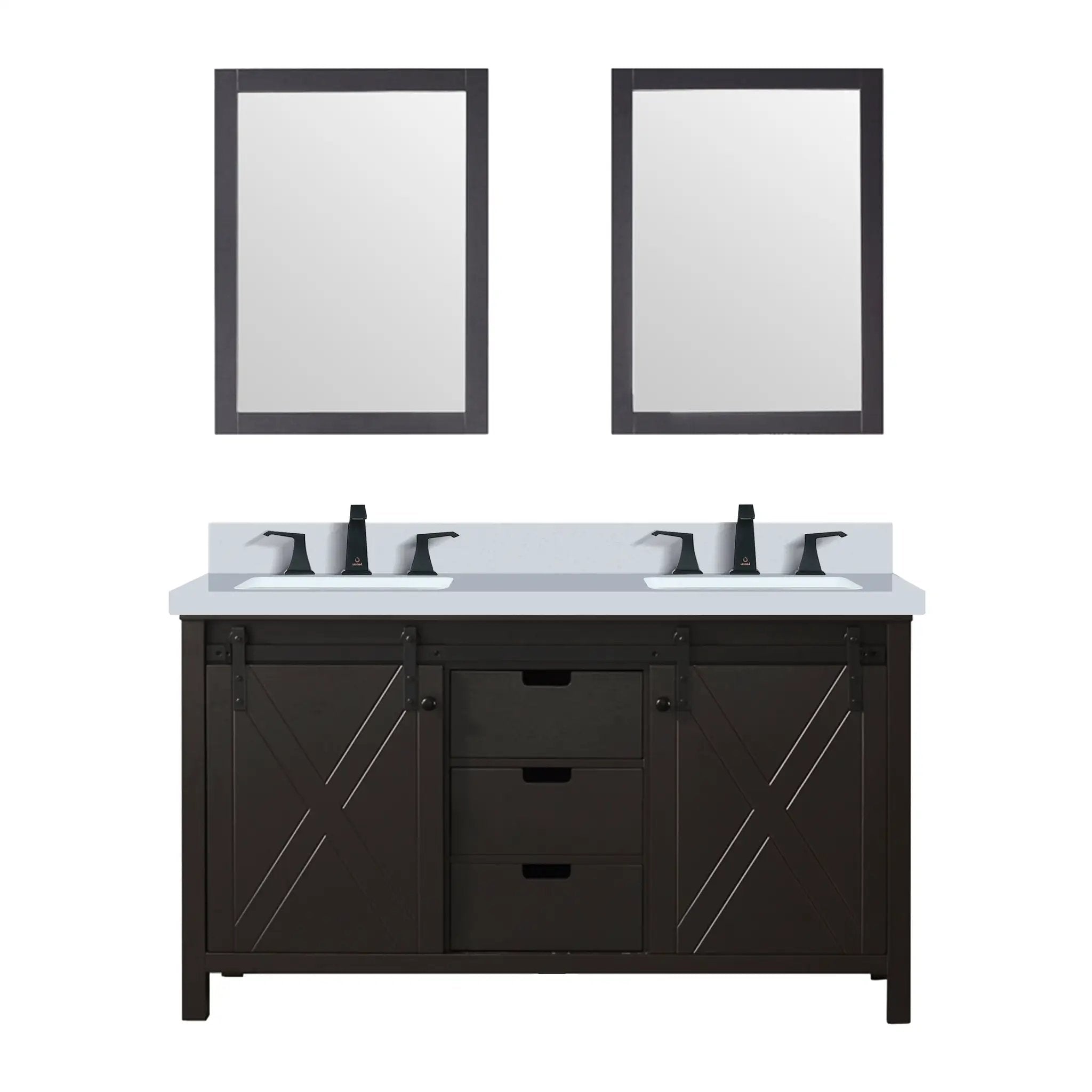 Lexora Marsyas 60 in W x 22 in D Double Bath Vanity by Lexora