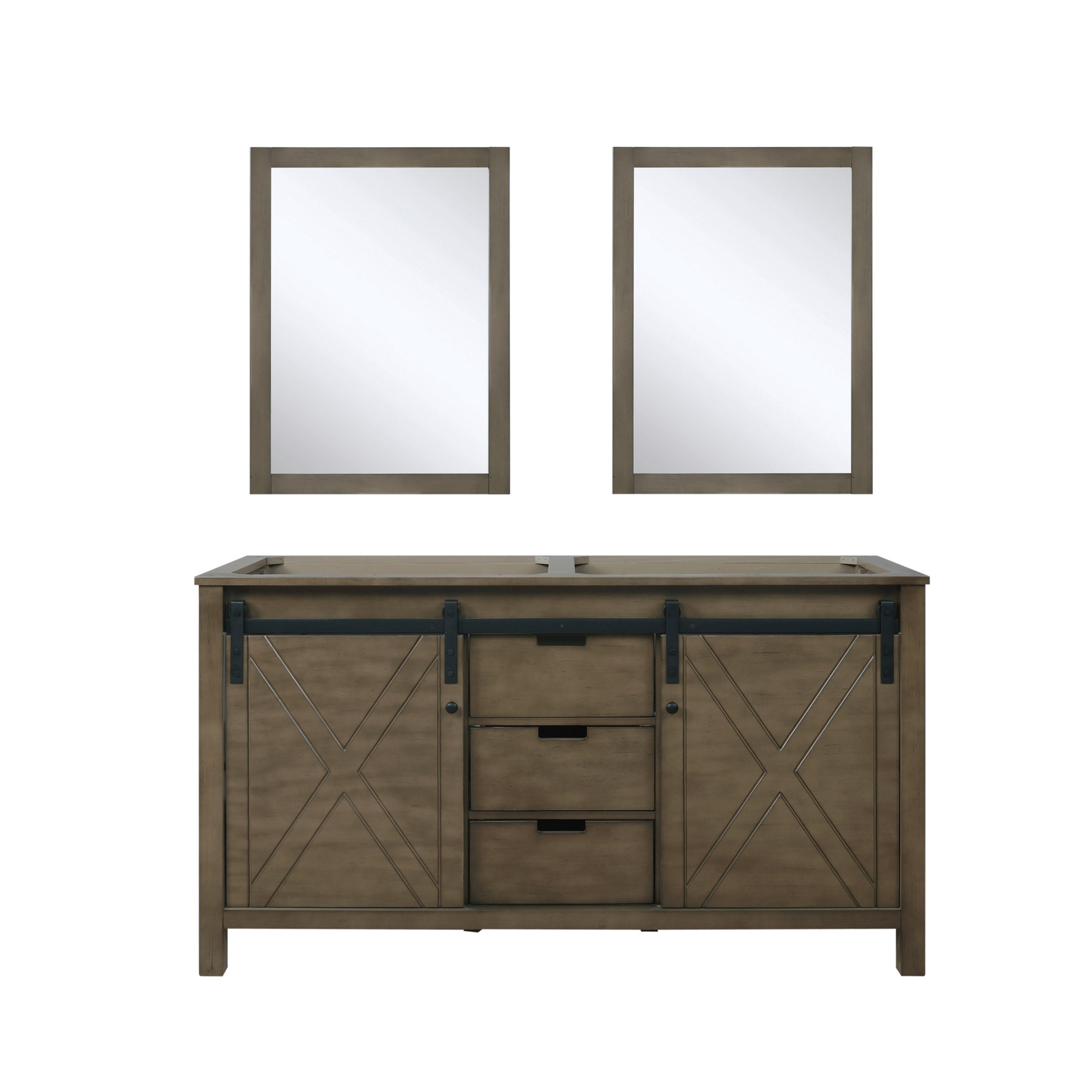 Lexora Marsyas 60 in W x 22 in D Double Bath Vanity