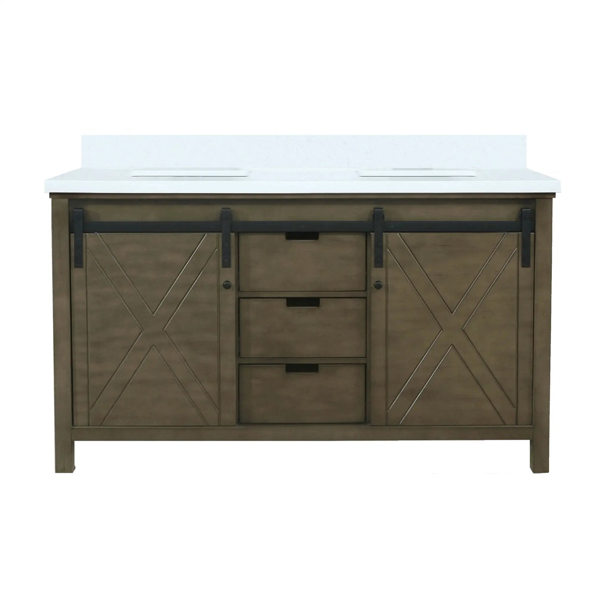 Lexora Marsyas 60 in W x 22 in D Double Bath Vanity by Lexora