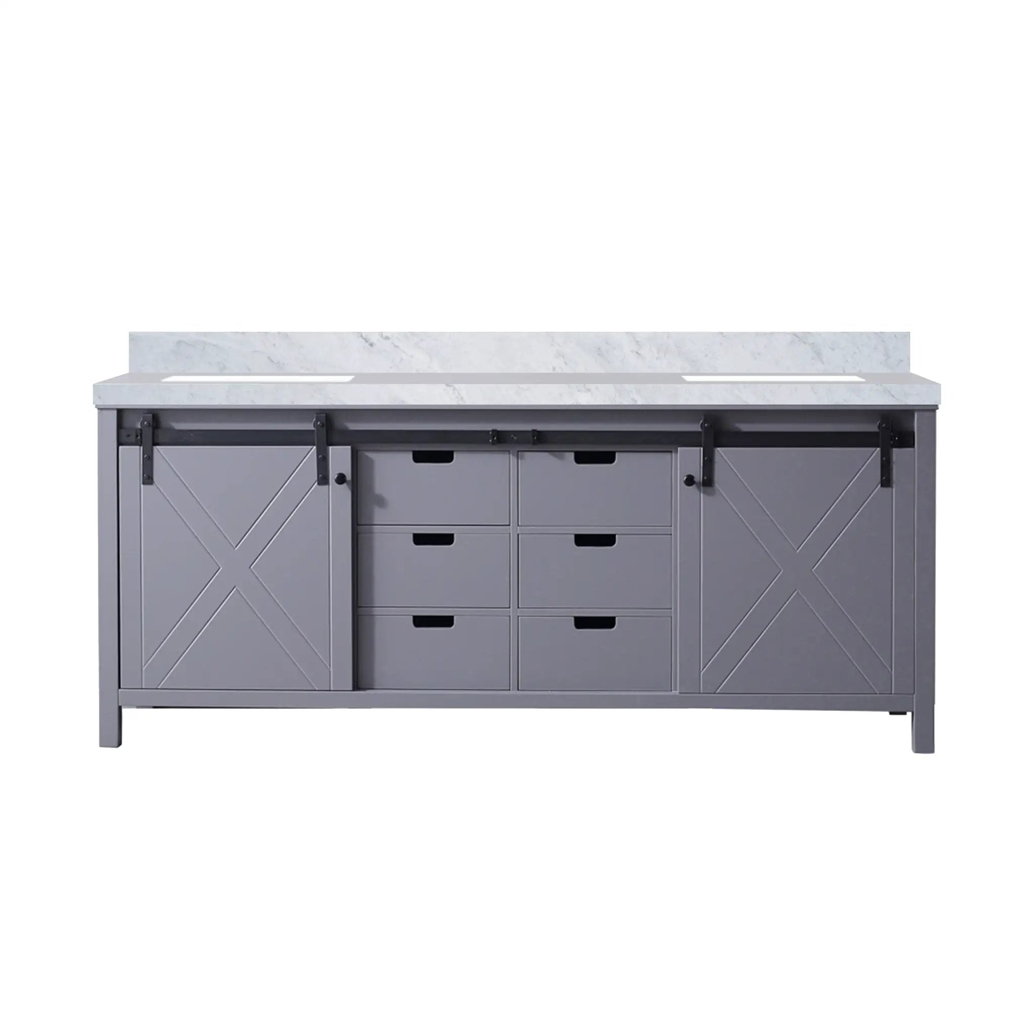 Lexora Marsyas 80 in W x 22 in D Double Bath Vanity by Lexora