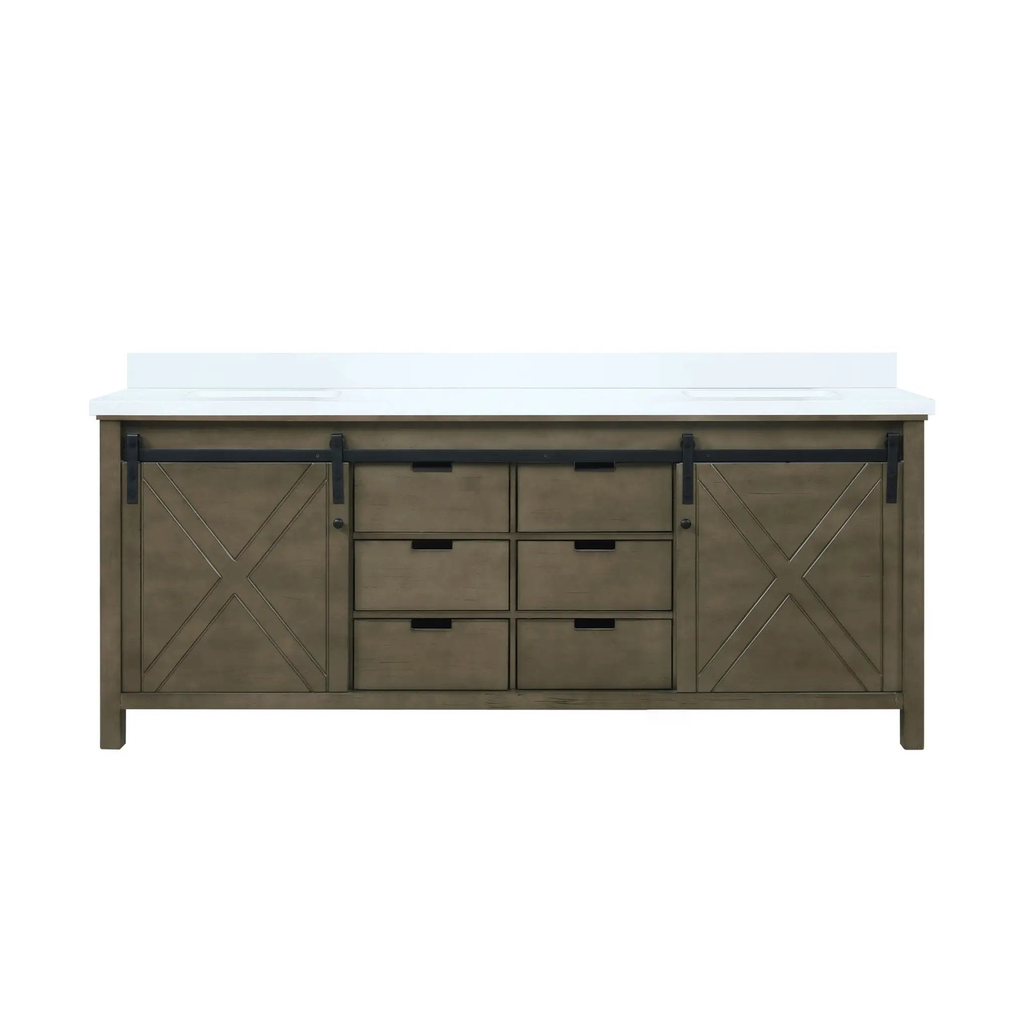 Lexora Marsyas 80 in W x 22 in D Double Bath Vanity by Lexora