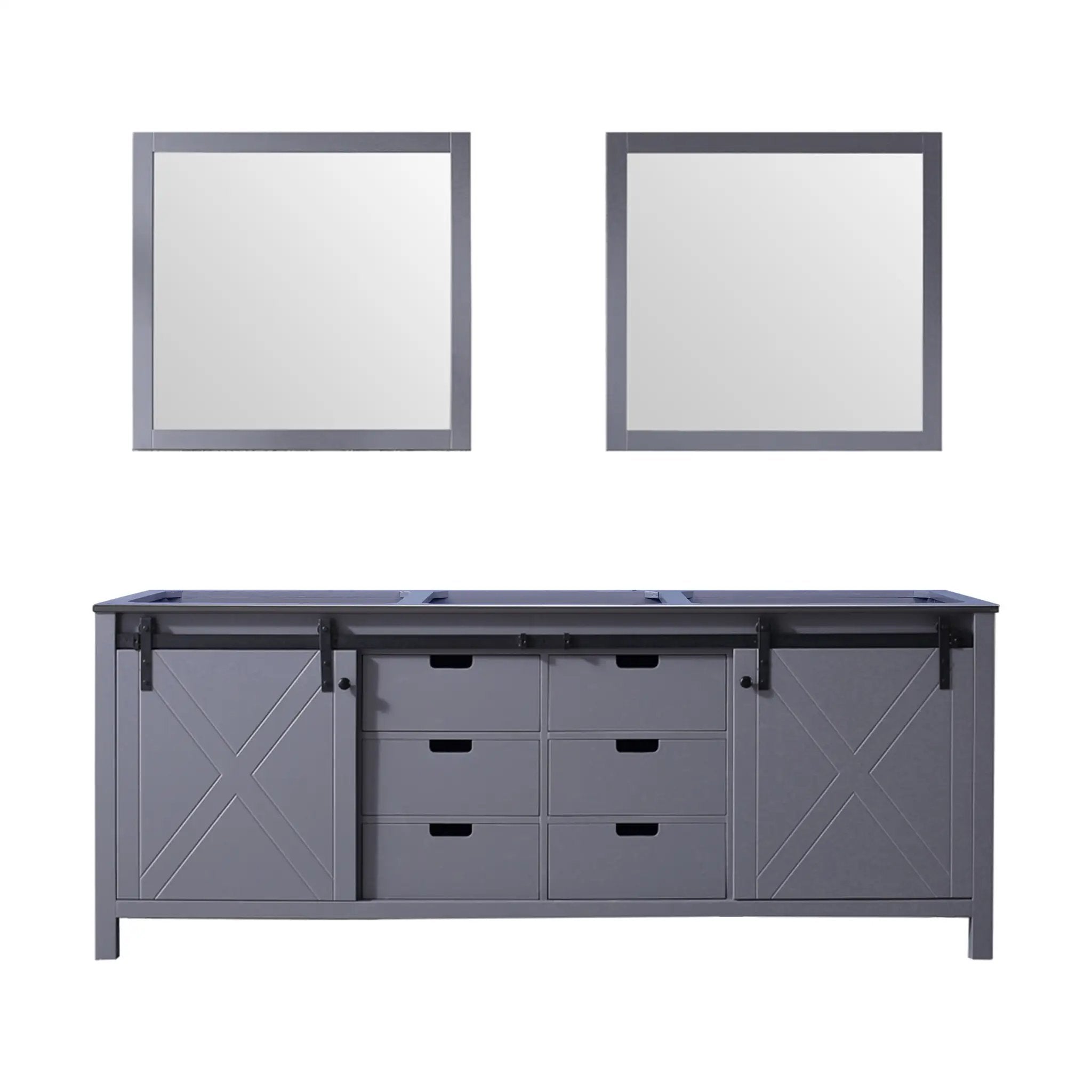 Lexora Marsyas 84 in W x 22 in D Double Bath Vanity by Lexora